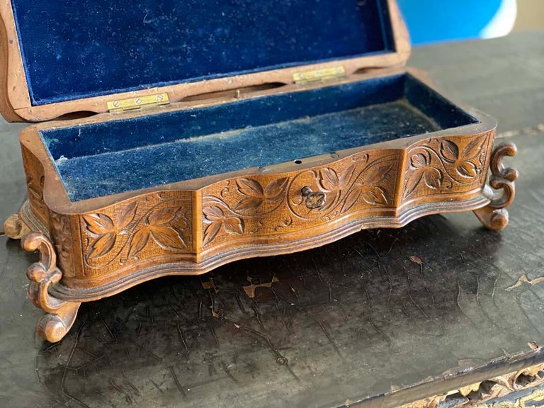 Music Box, Wooden Box, Germany, Early 20th Century For Sale at 1stDibs