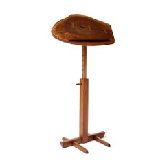 Signed Music Stand Walnut by George Nakashima for George Nakashima Studio, 1990