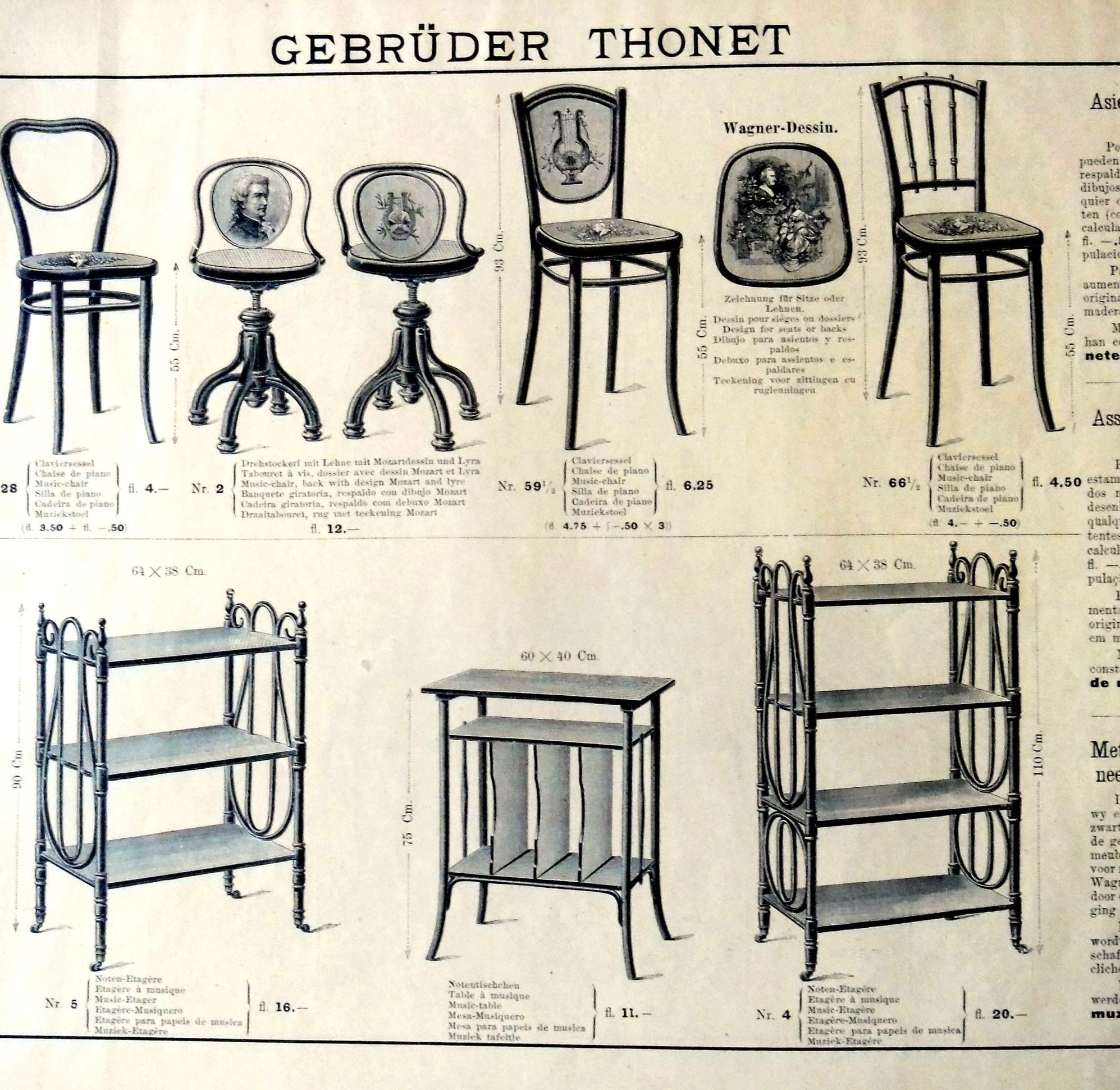 Music Table Thonet Nr.1, circa 1895 1