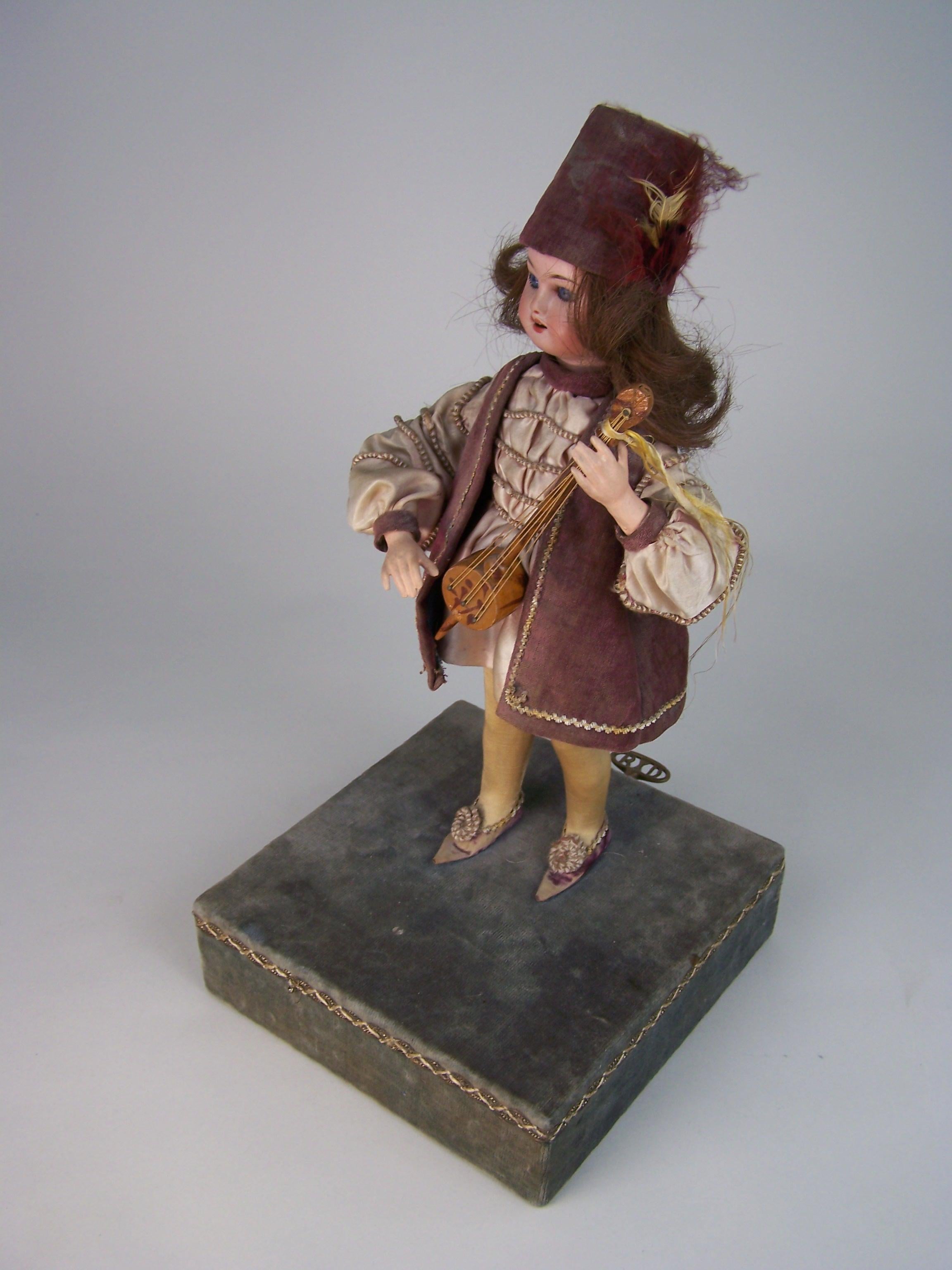 Metal Musical Automaton Roullet Decampt