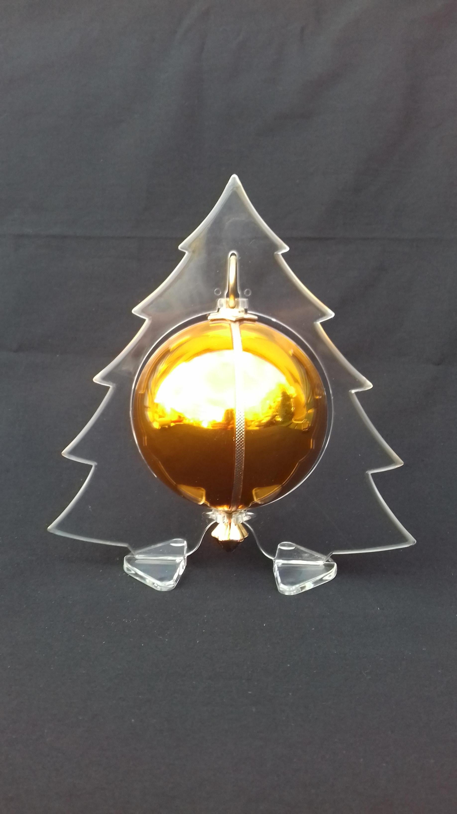 silent night musical ornament