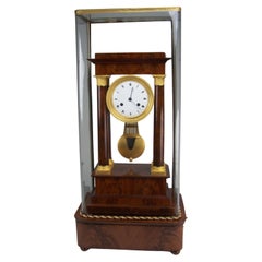 Musical Clock with pin wheel ecapement and fusee wound musical mechanism
