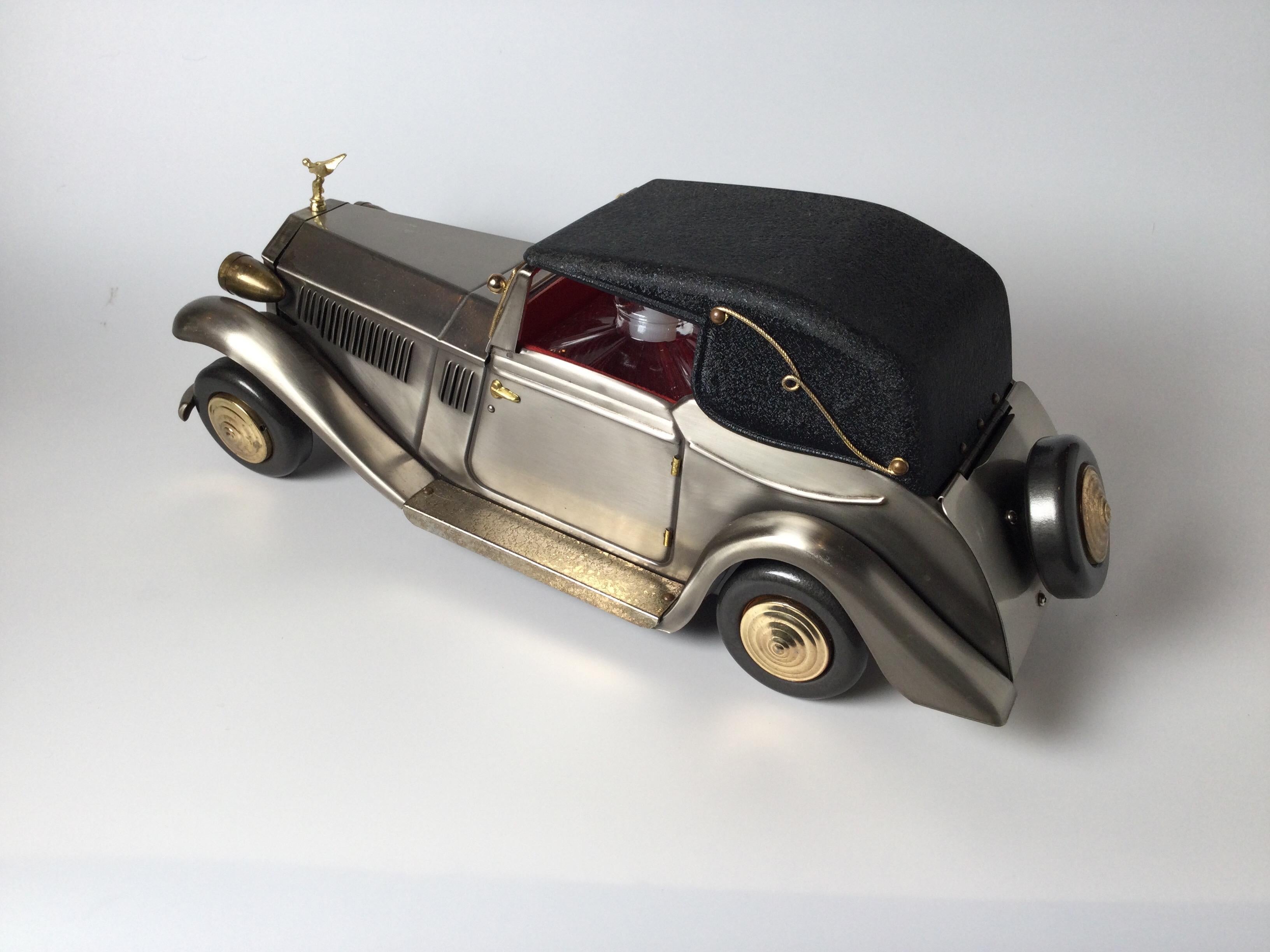 rolls royce decanter music box