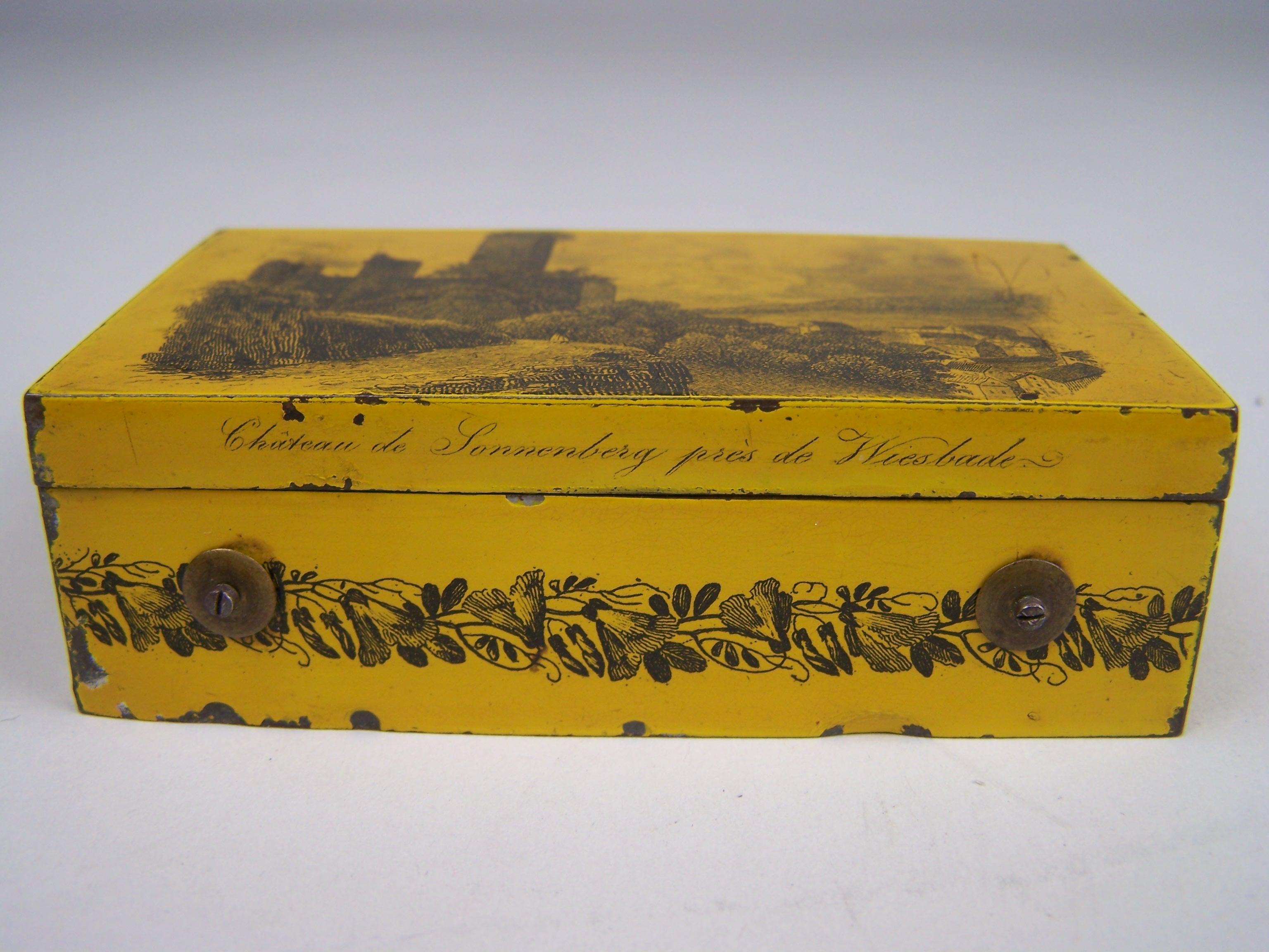 Victorian Musical 'Grand Tour' souvenir box For Sale