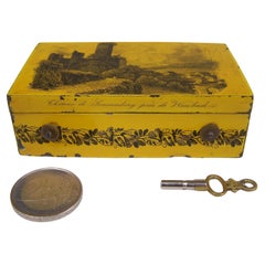 Antique Musical 'Grand Tour' souvenir box