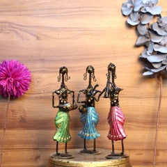 Musical Lady Doll Set Of 3 Black