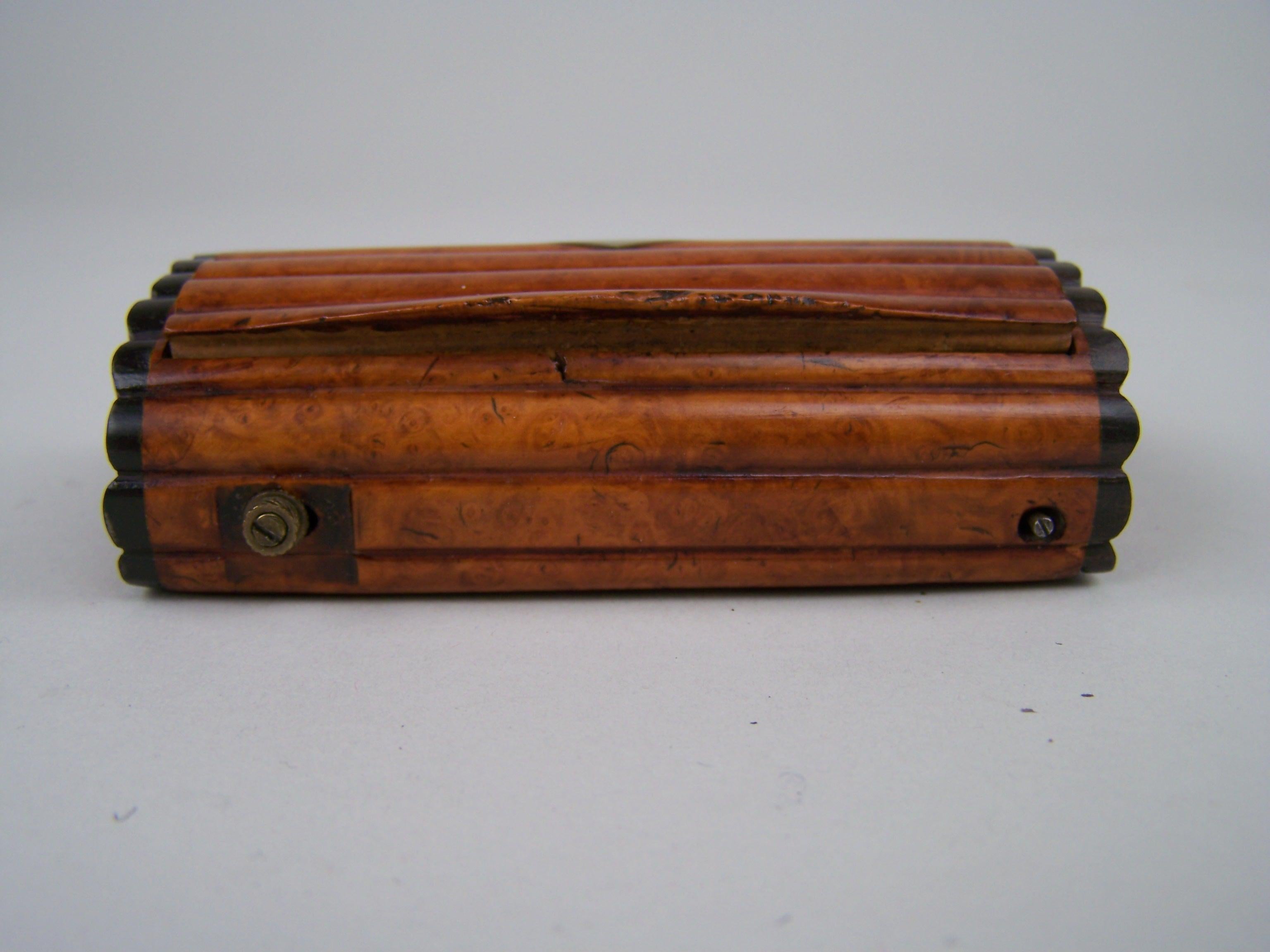 Early Victorian Musical Laurencekirk Snuff Box Playing 2 Tunes For Sale