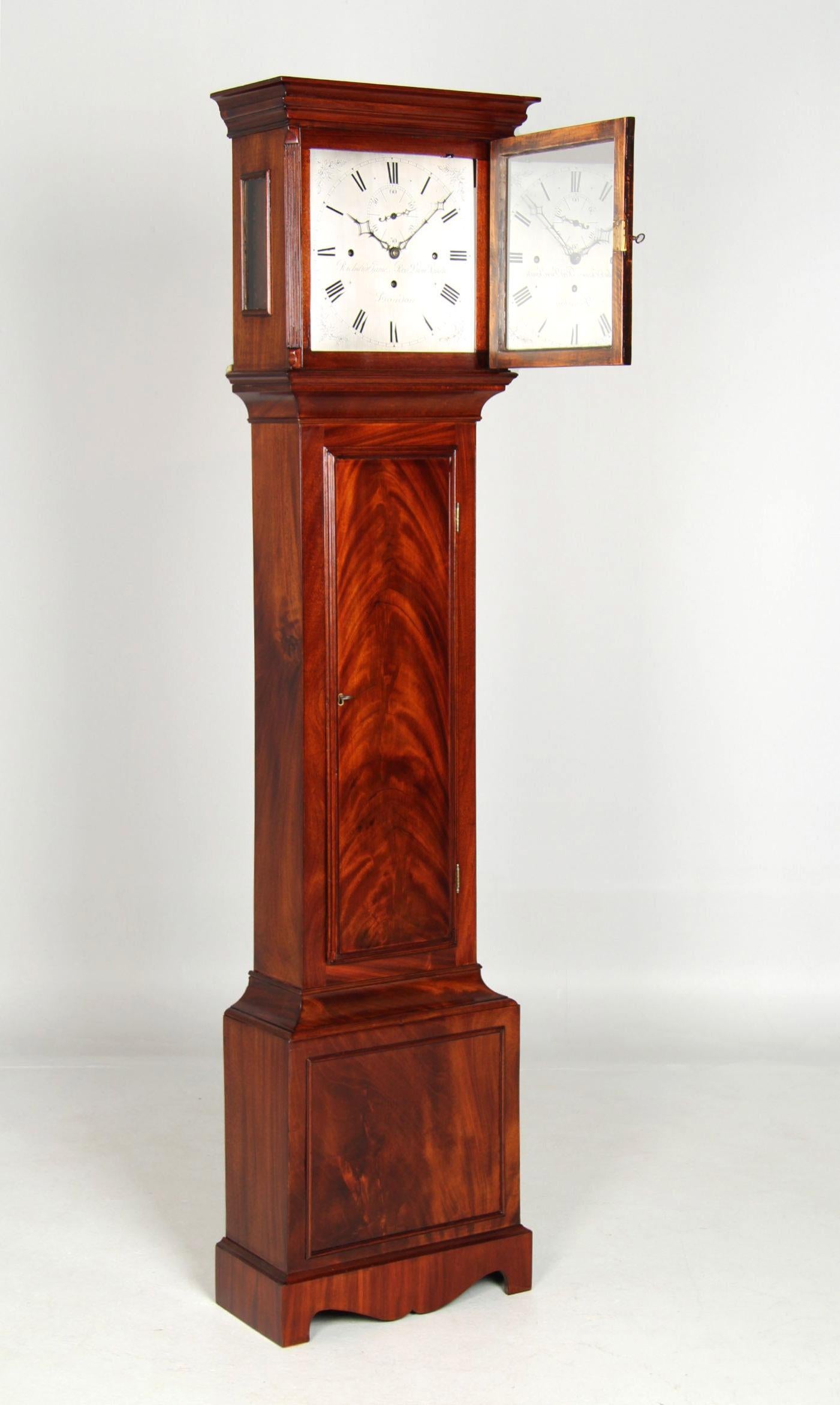 Musical Longcase Clock by Richard James - Red Lion Square - London, circa 1795 1