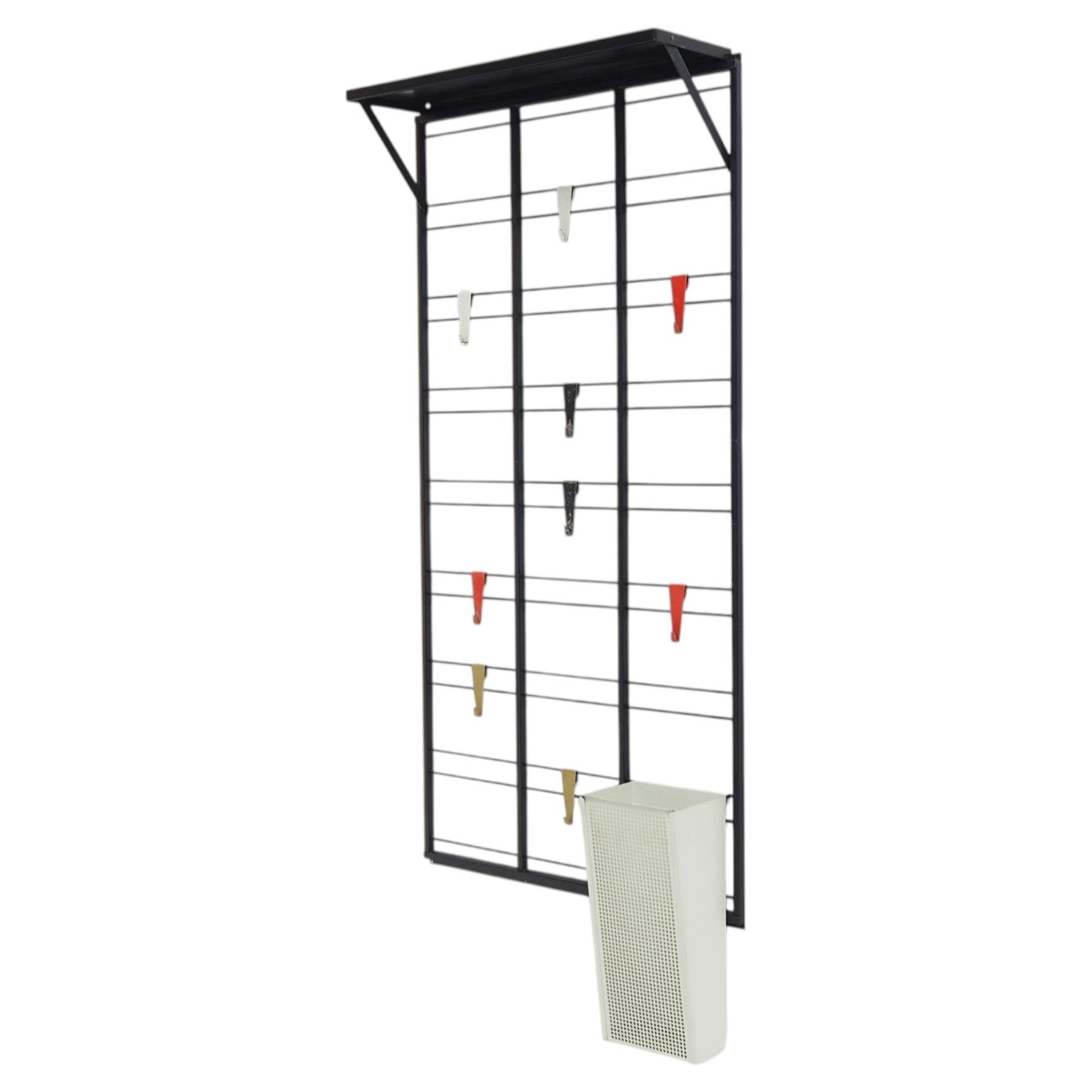 Porte-manteau 'Musical Scale' par Tjerk Reijenga pour Pilastro, années 1950, Pays-Bas