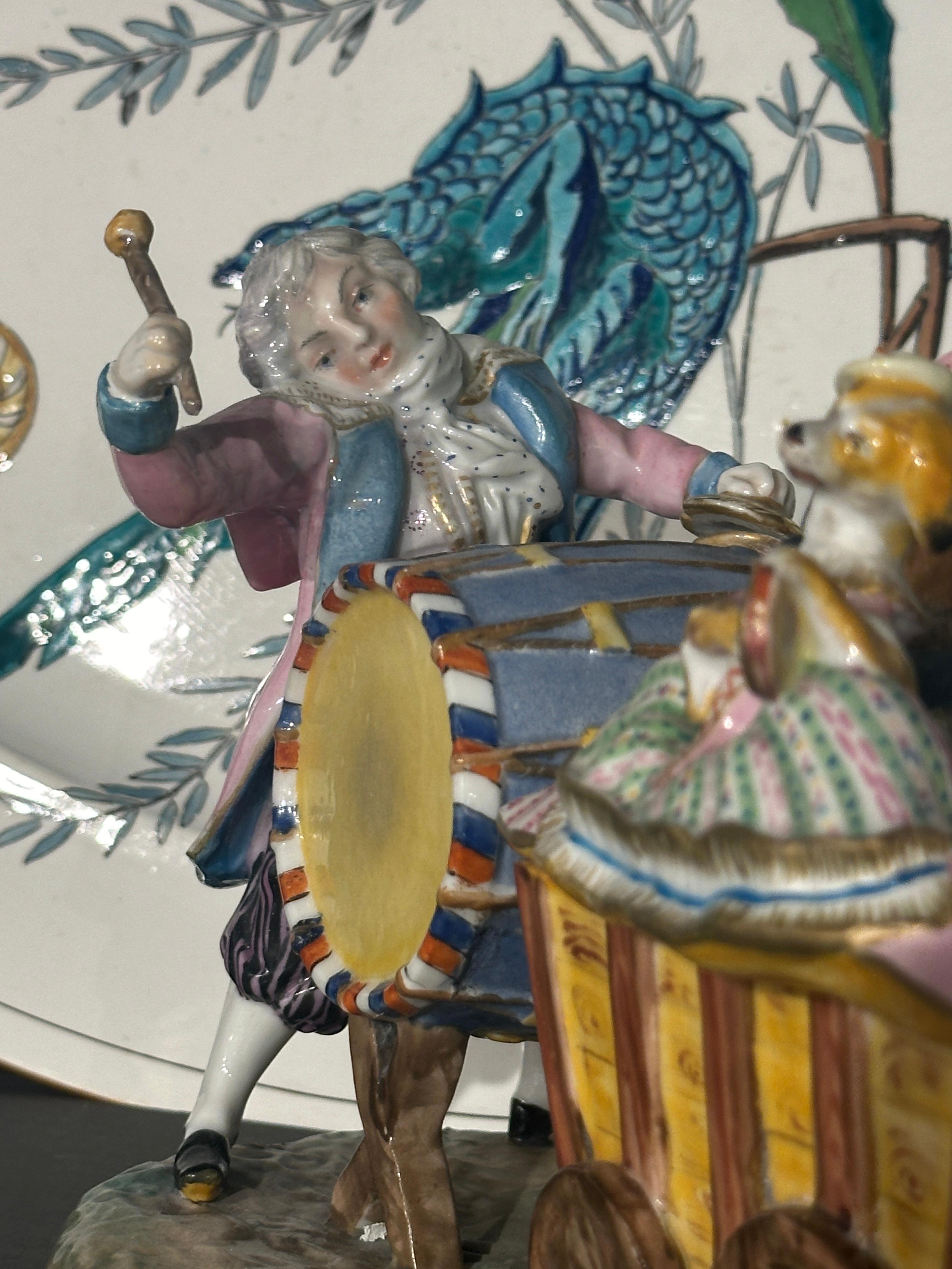 Musiciens de Jacob Petit Scènes de la vie parisienne, XIXe siècle en vente 3