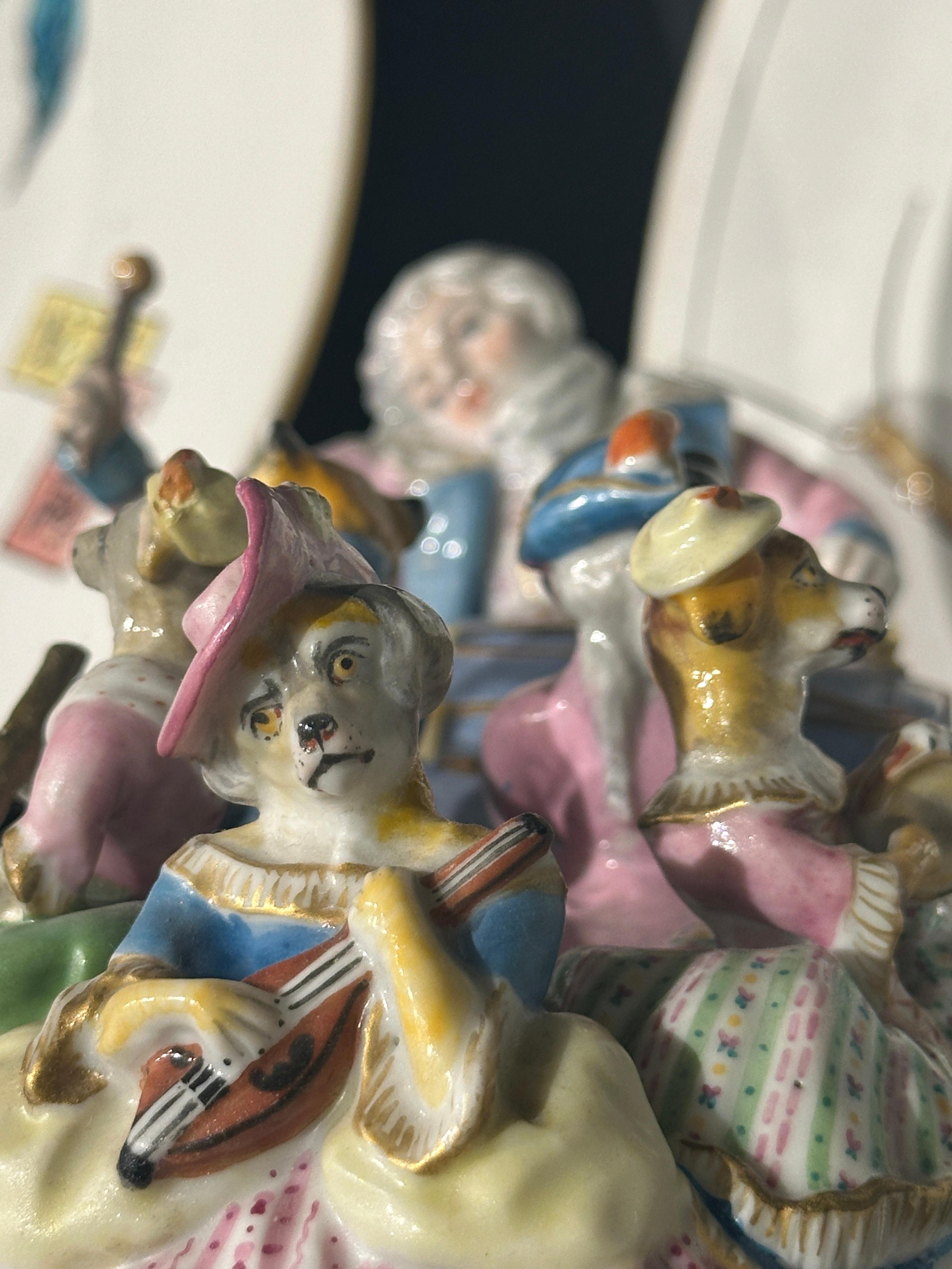 Musiciens de Jacob Petit Scènes de la vie parisienne, XIXe siècle en vente 1