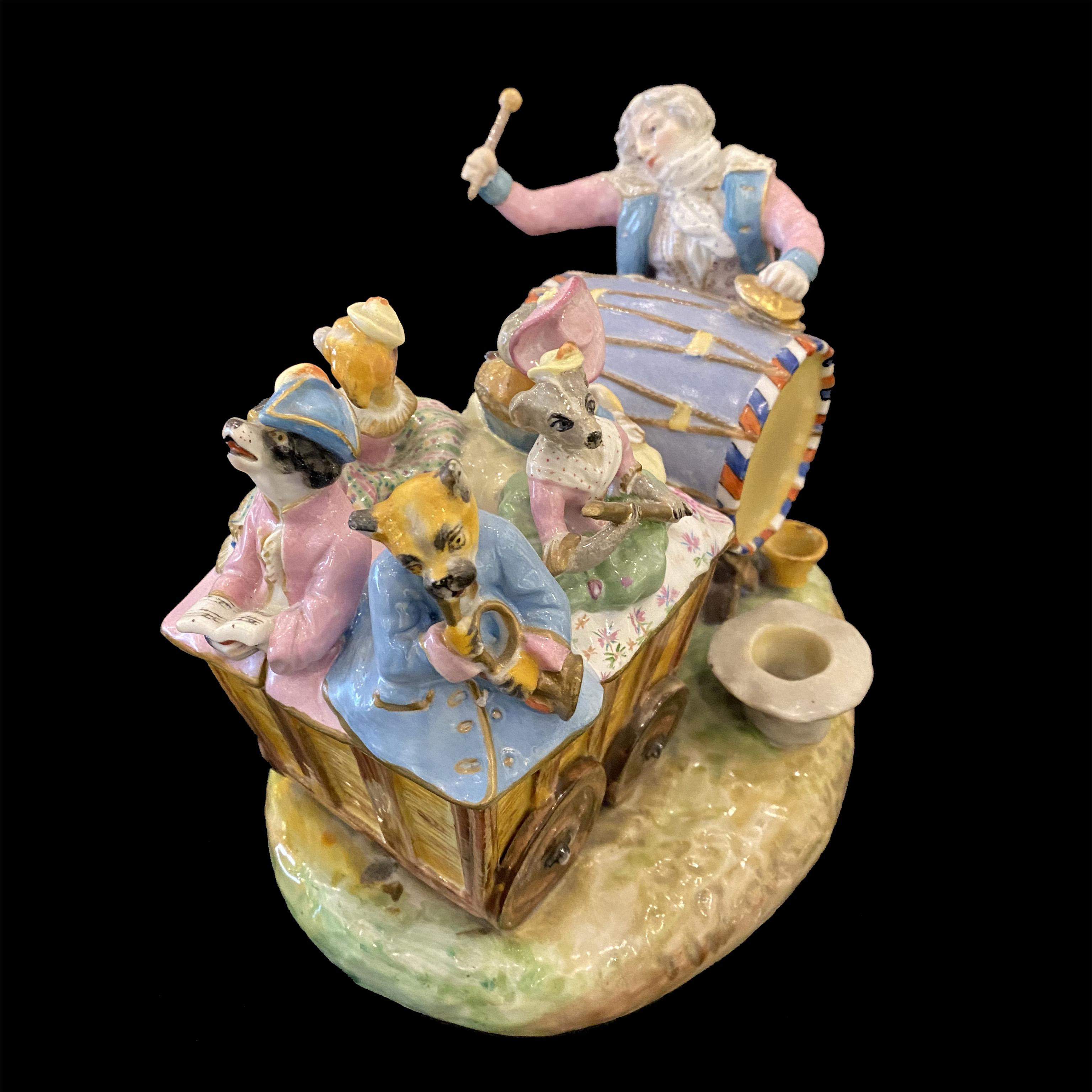 Mid-19th Century Musicians of Jacob Petit Scenes from Parisian Life, 19th Century For Sale