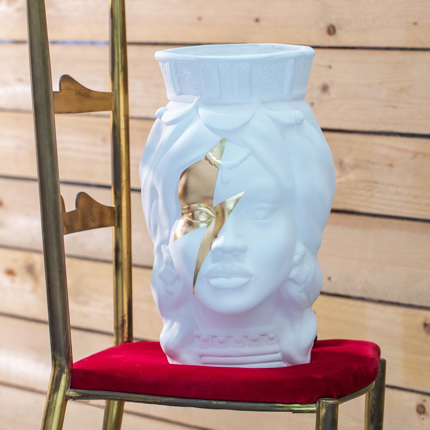 Contemporary Musidora Tisifone White Vase For Sale