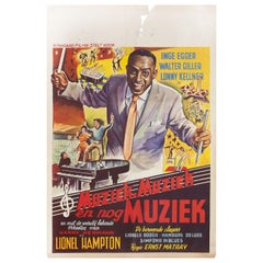 Retro Musik, Musik und nur Musik 1955 Belgian Film Poster