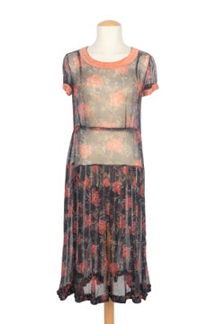 Musselin-Kleid 1920er Jahre