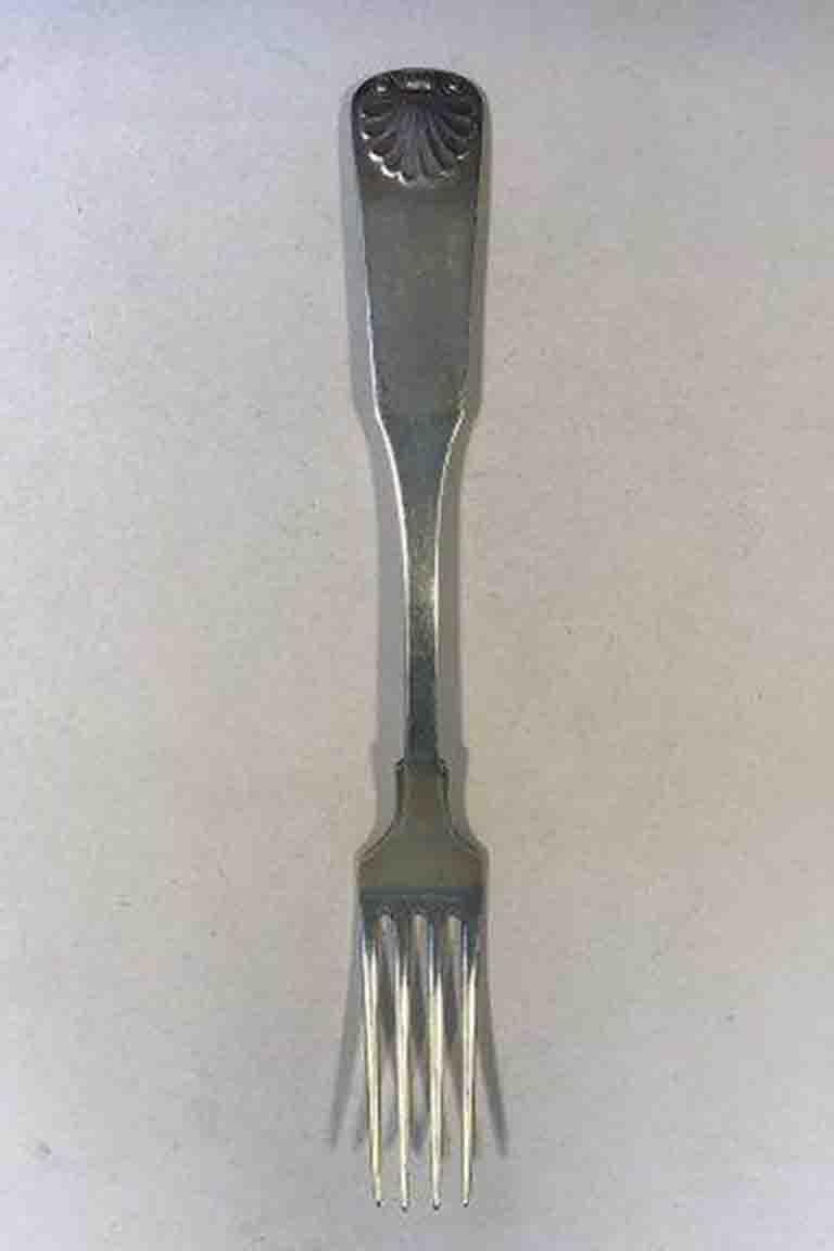 Musling silver luncheon fork W & S Sørensen / Fredericia

Measures 18 cm(7 3/32 in).