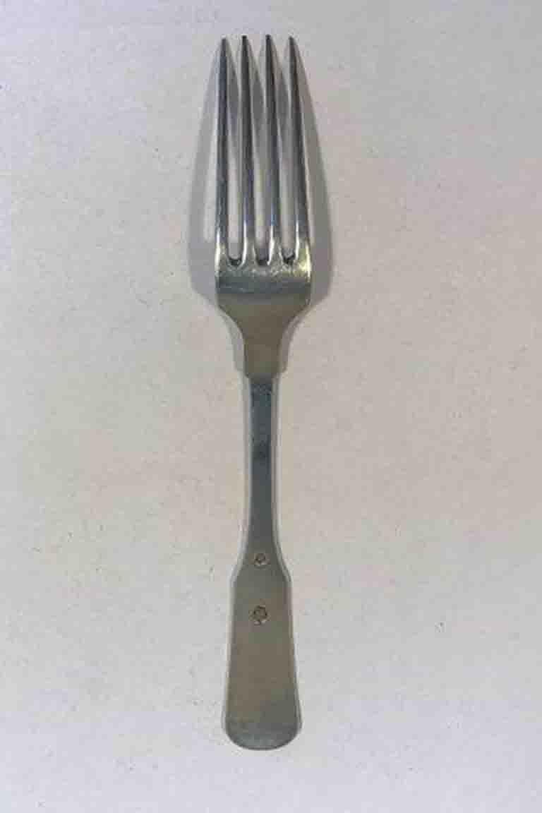 Musling Silver Luncheon Fork In Good Condition For Sale In Copenhagen, DK