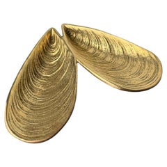 Mussel Shell Vide-Poches in bronze, Italy, 1970's