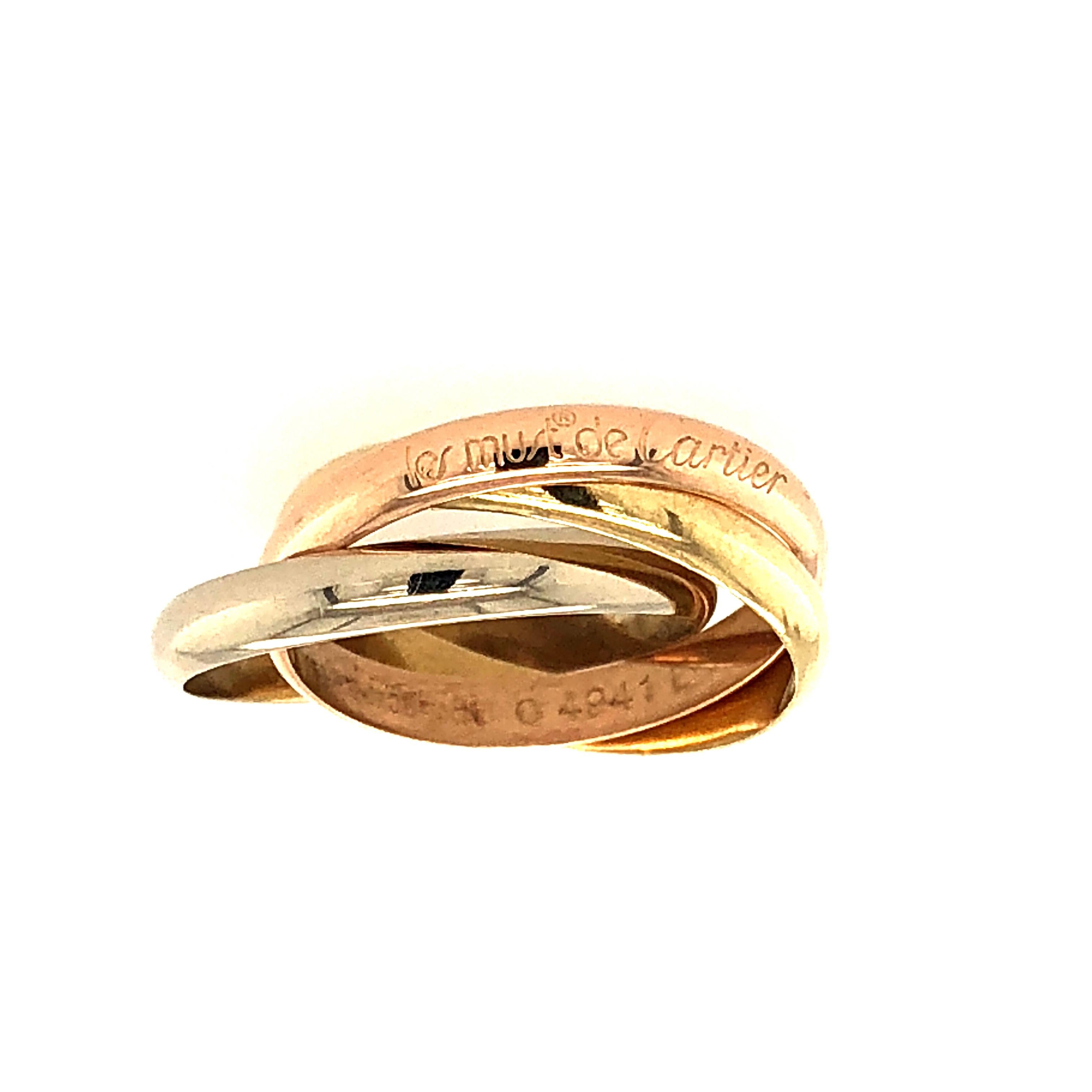 Cartier Trinity Ring Gold 6