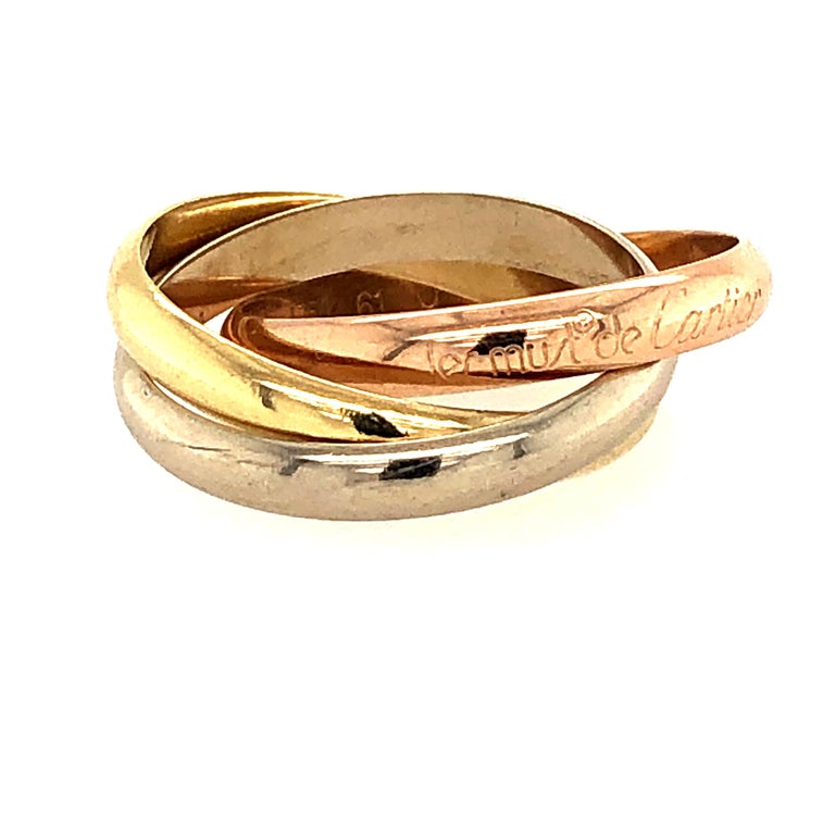 Cartier Trinity Ring Gold at 1stDibs