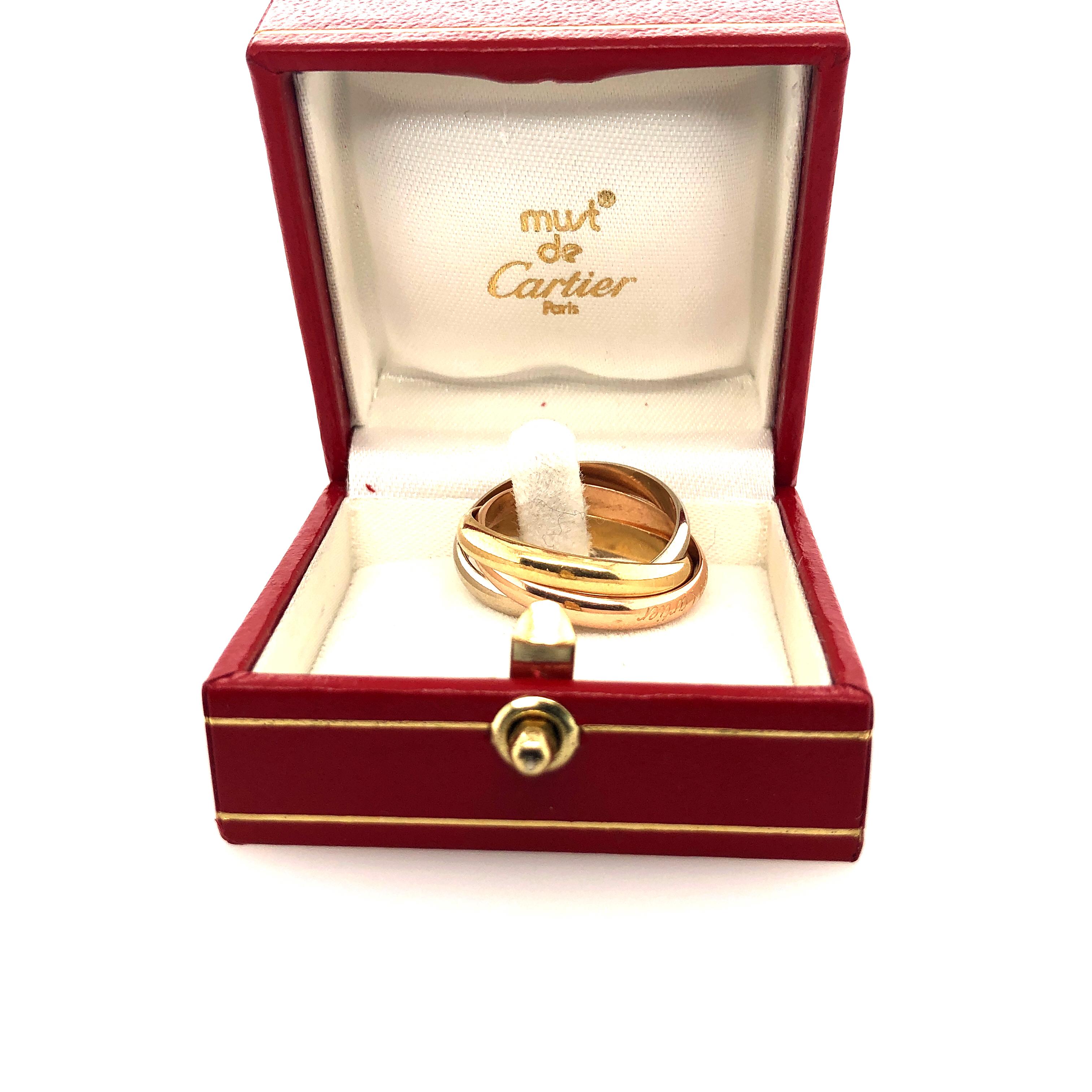 Women's Cartier Trinity Ring Gold