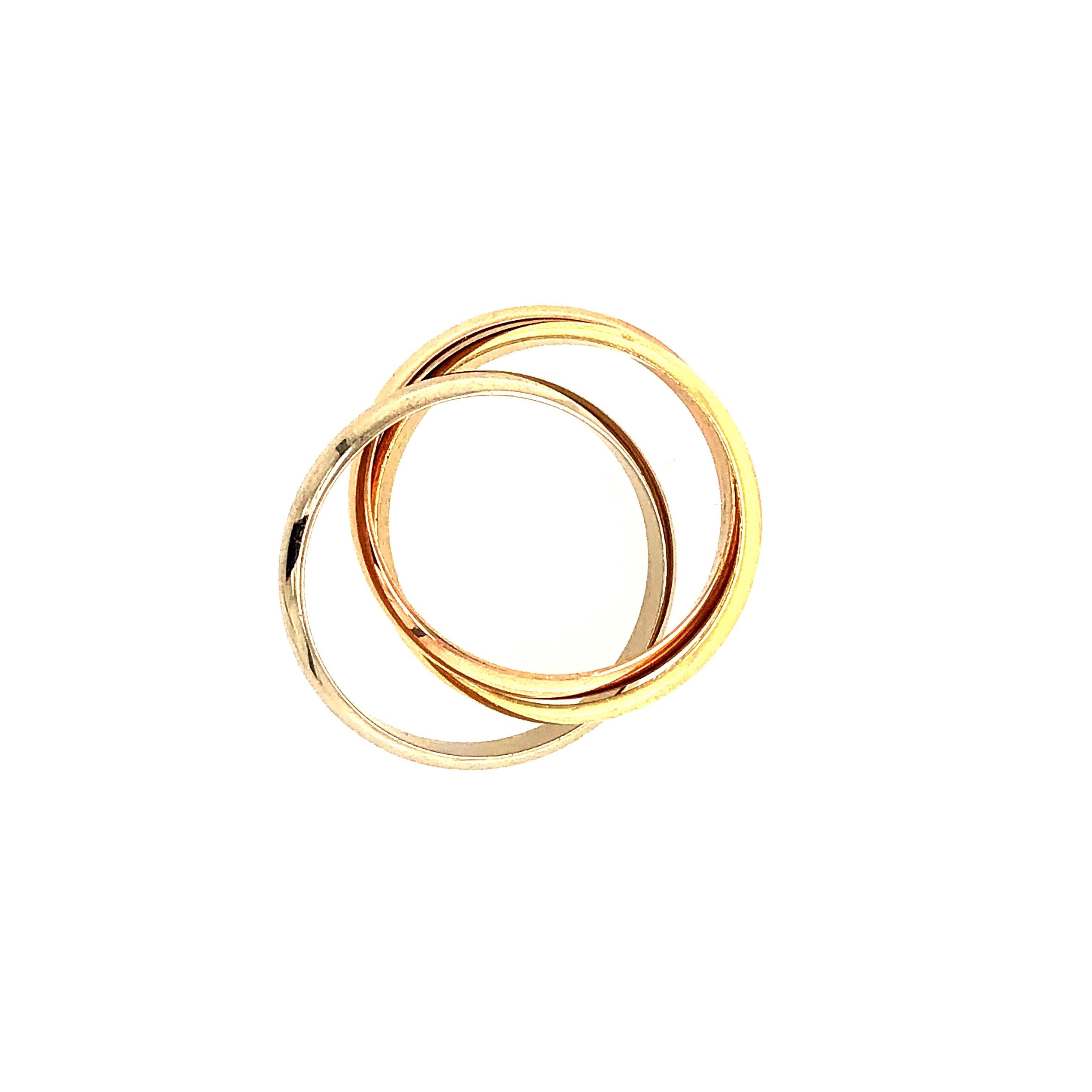 Cartier Trinity Ring Gold 3