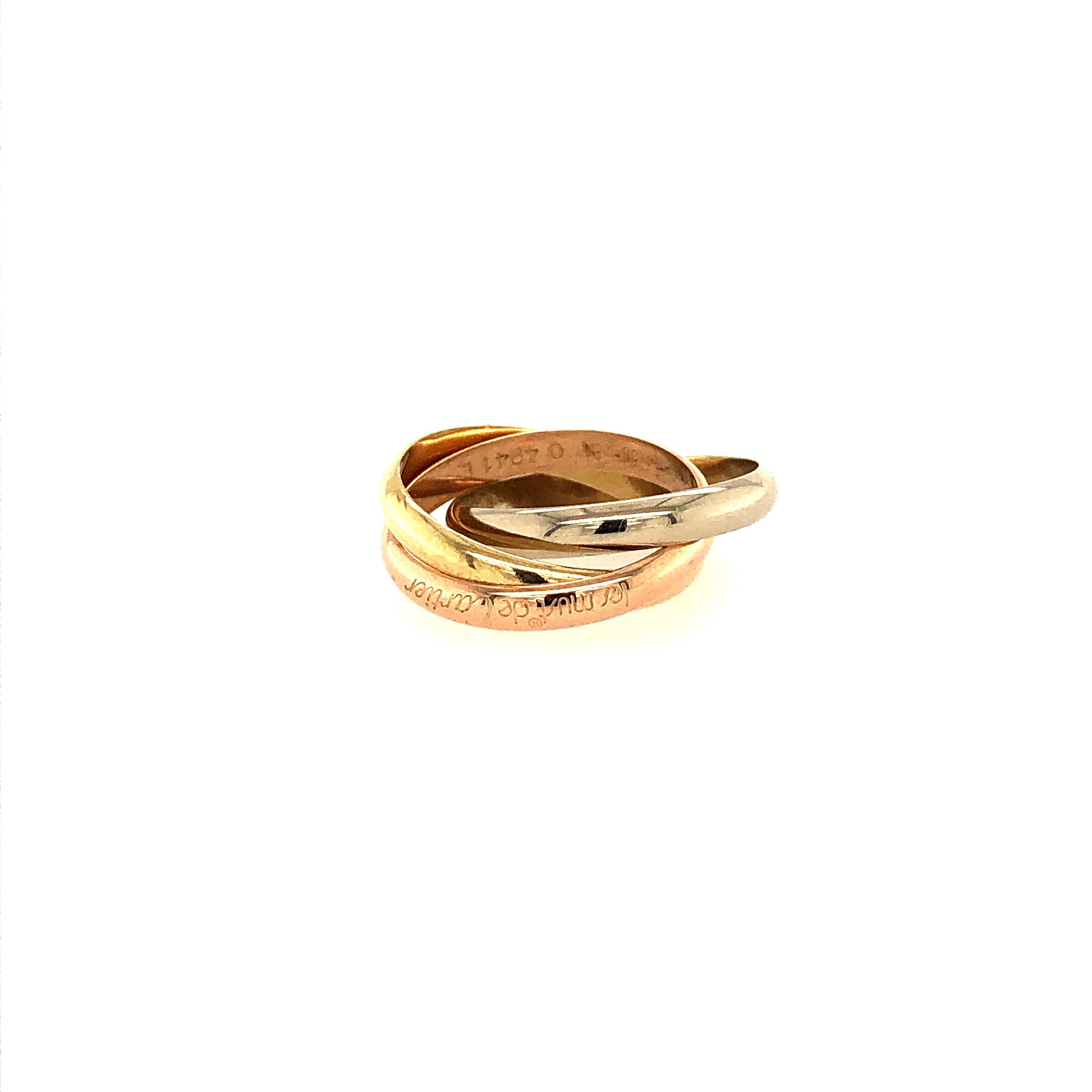 Cartier Trinity Ring Gold 5