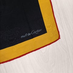 Must de Cartier vintage silk scarf 1990s