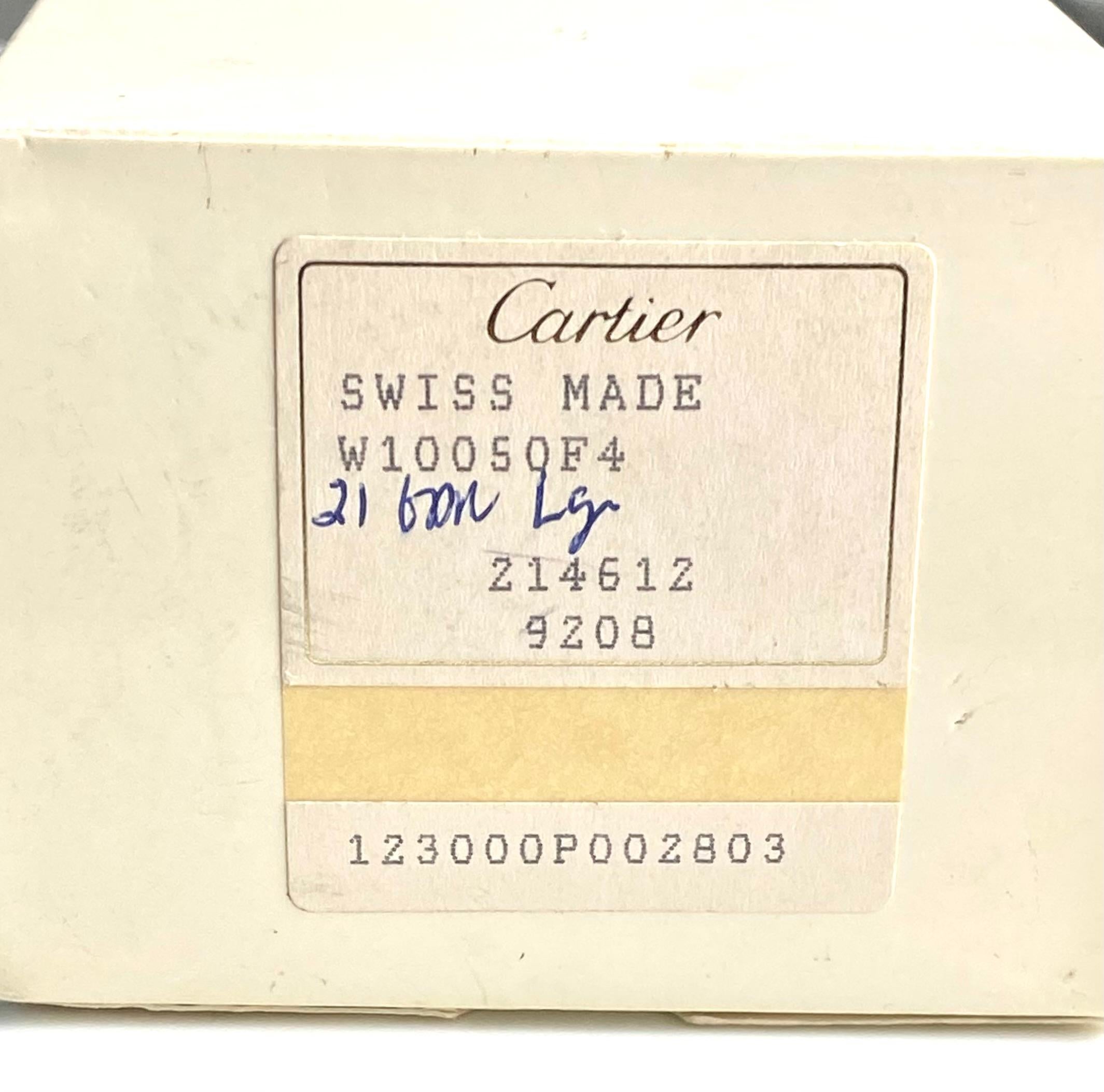 Must de Cartier Marques et Model Déposés 21 Quartz Watch W10050F4 For Sale 2