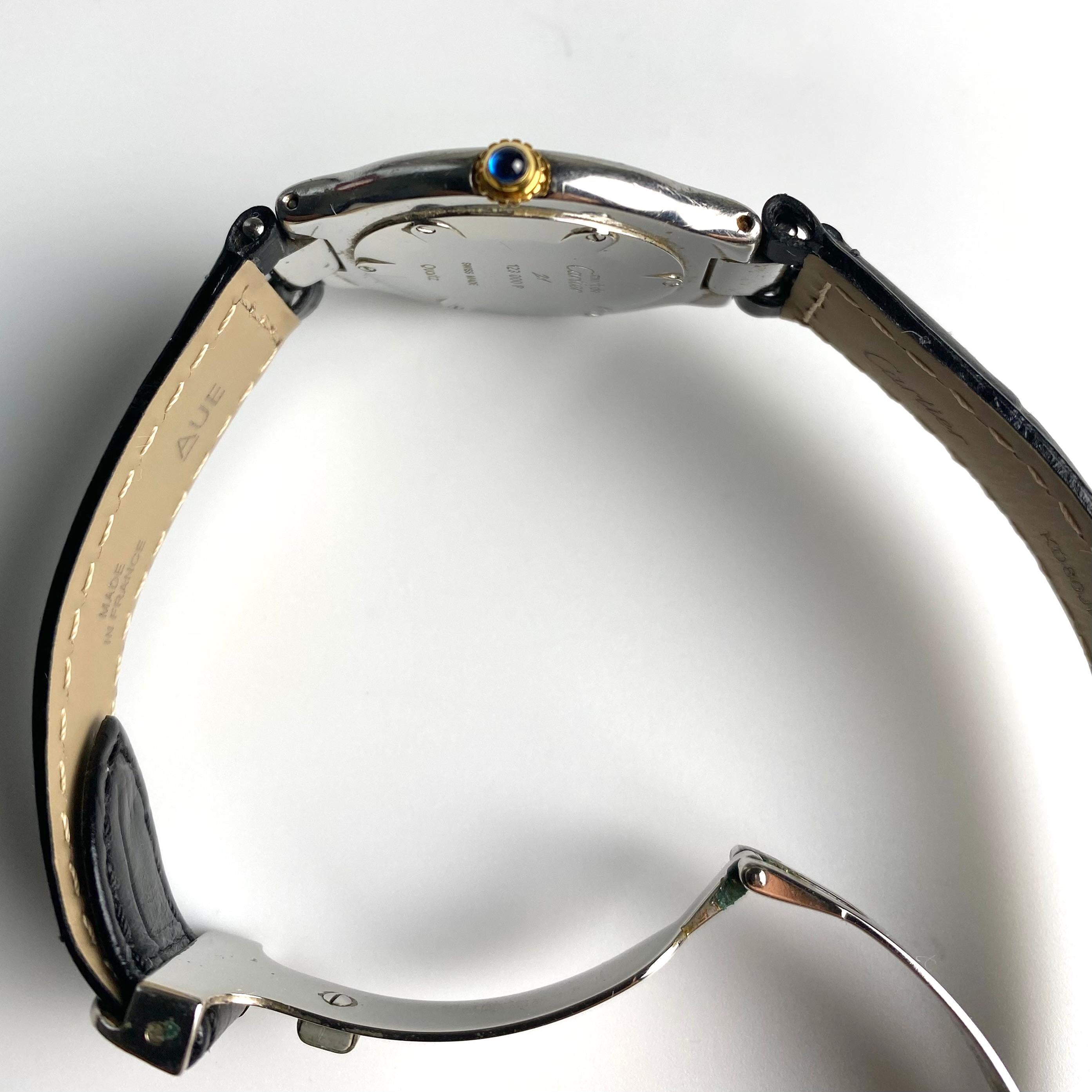 Must de Cartier Marques et Model Déposés 21 Quartz Watch W10050F4 For Sale 6