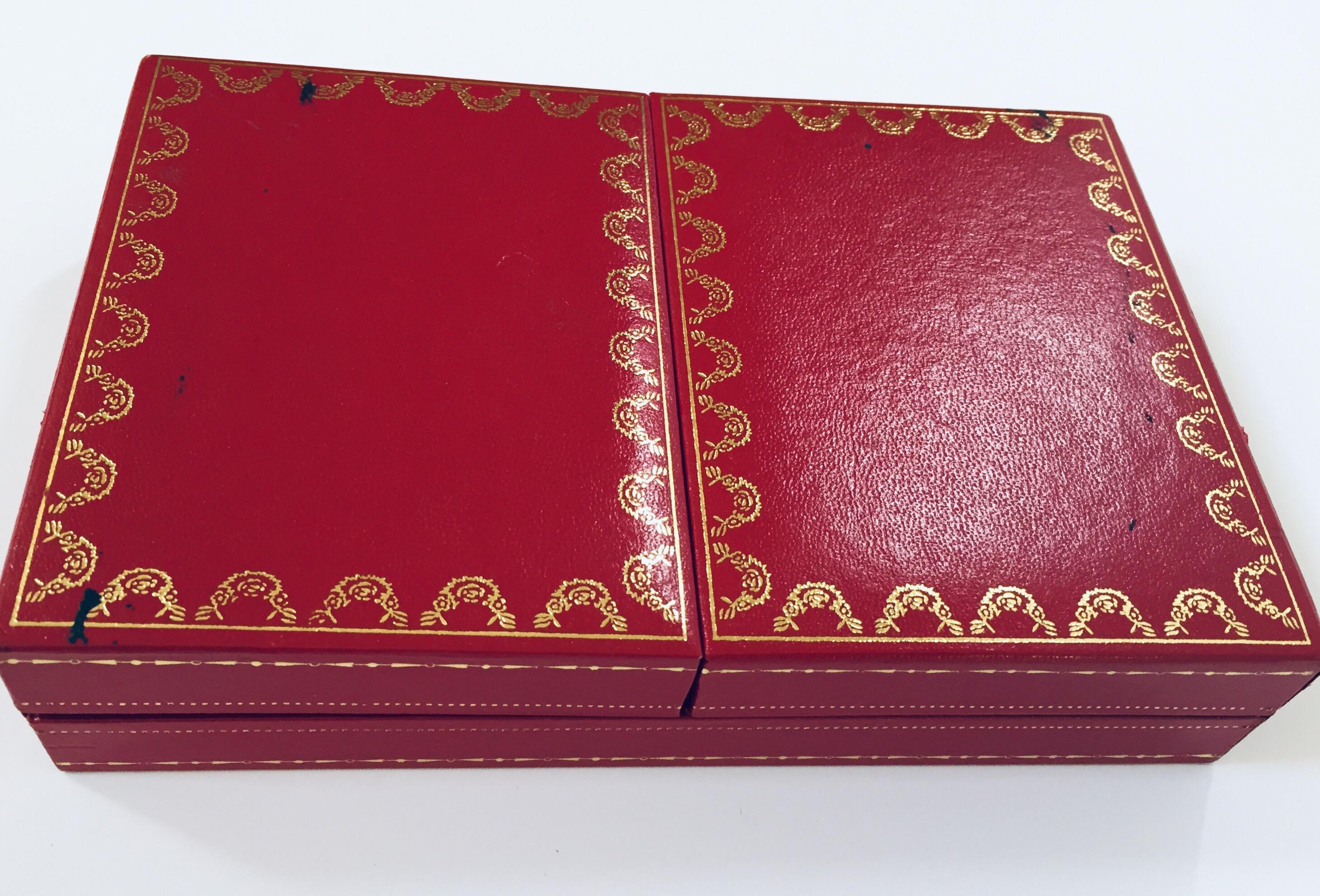 Must de Cartier Paris Vintage Playing Poker or Bridge Cards in Red Box 4