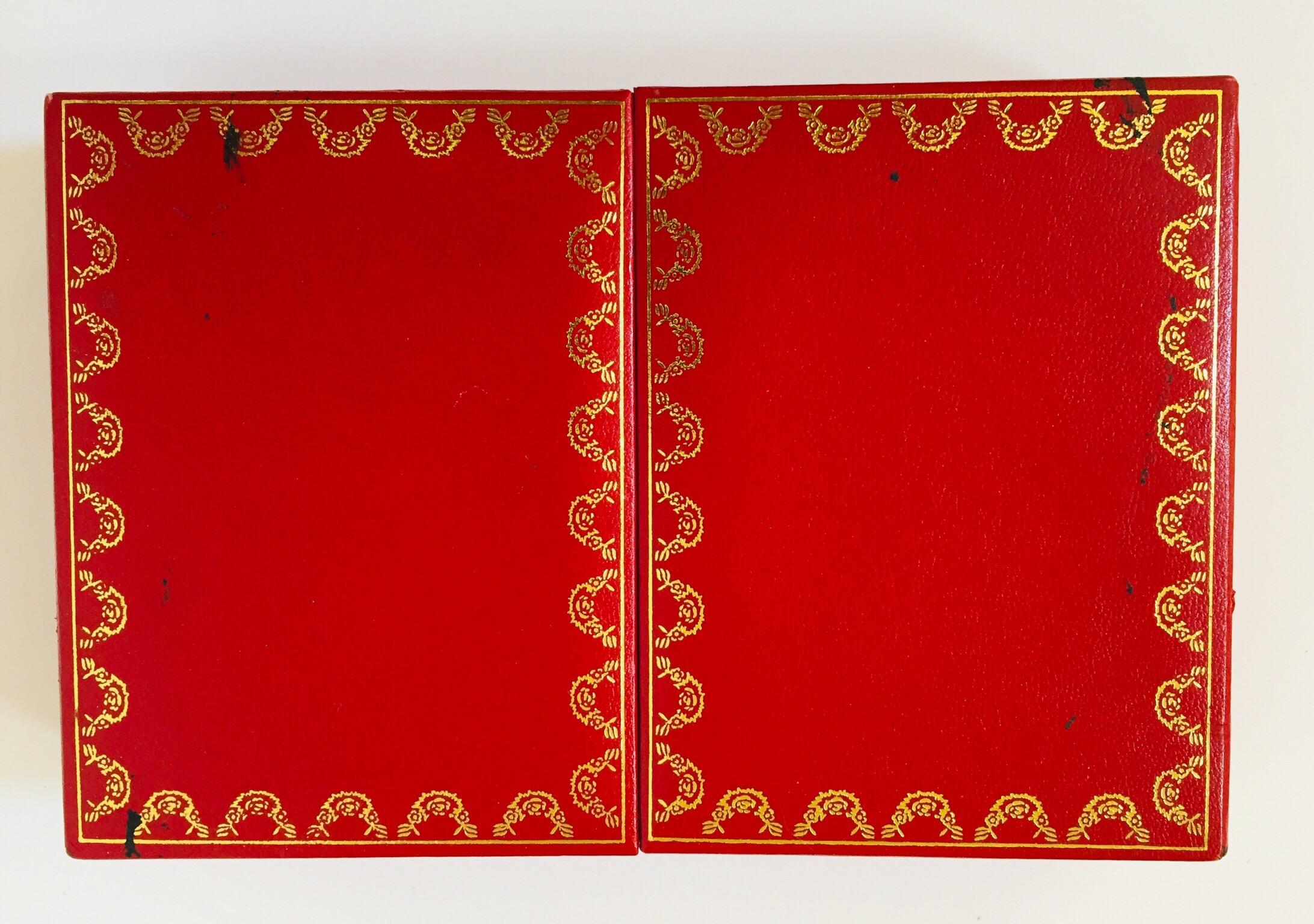 Must de Cartier Paris Vintage Playing Poker or Bridge Cards in Red Box 6