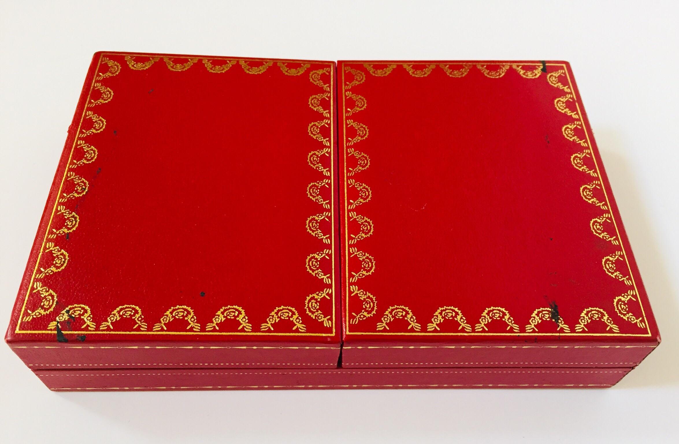 Must de Cartier Paris Vintage Playing Poker or Bridge Cards in Red Box 8