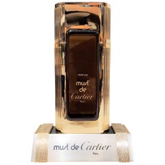 Vintage Must de Cartier Store Display Factice Perfume Bottle