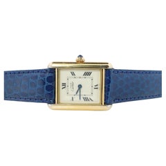 Montre Tank 2415 Must de Cartier Vermeil ARGENT 925 Medium Tank