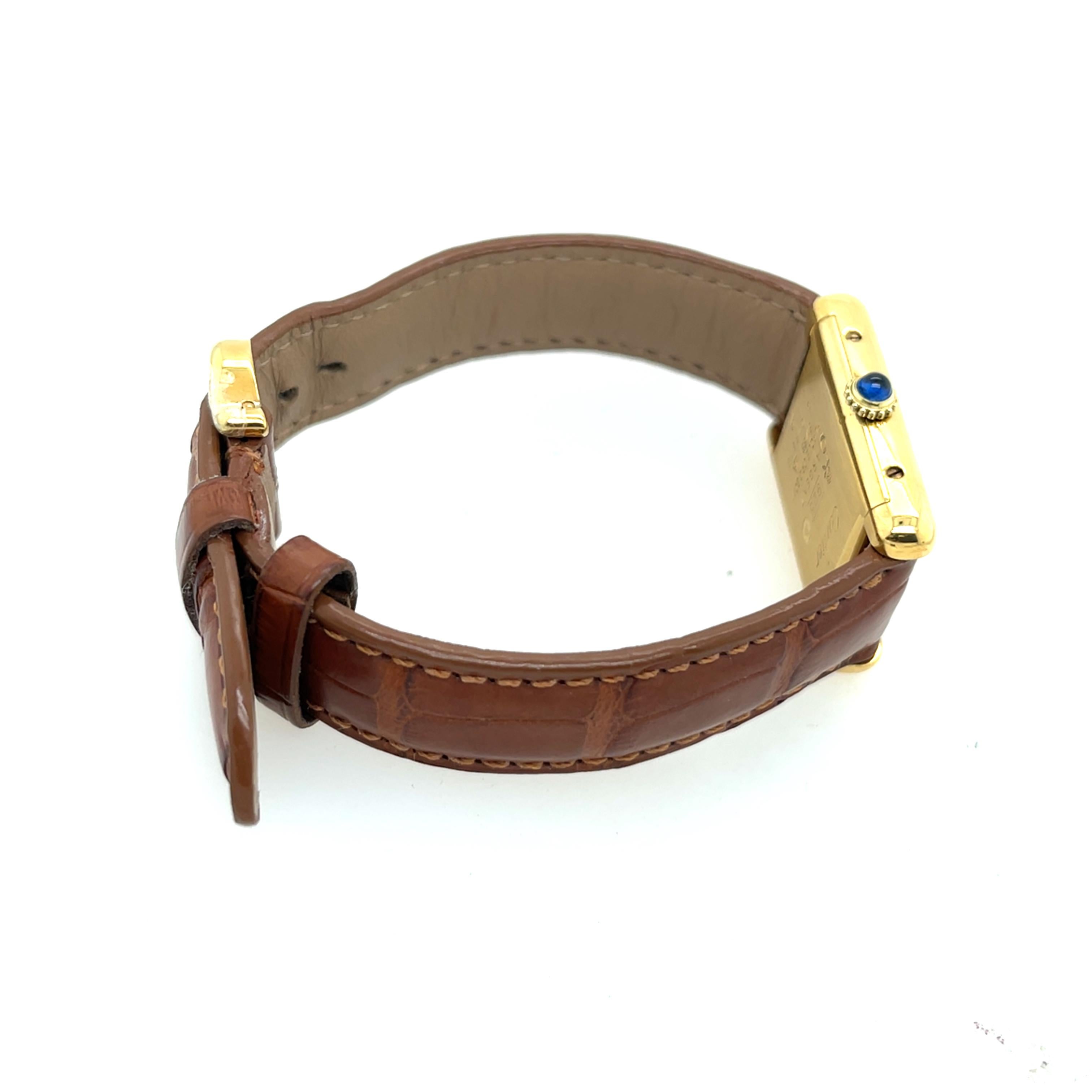 Must de Cartier Tank Gents 70s Manual Wind 
