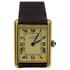 Must De Cartier Tank Quartz Wristwatch 