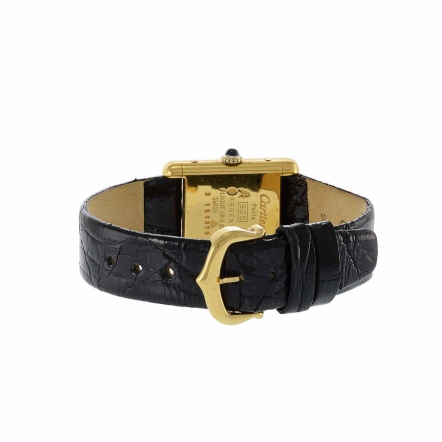 Women's or Men's Must De Cartier Tank Vermeil Manual Wind