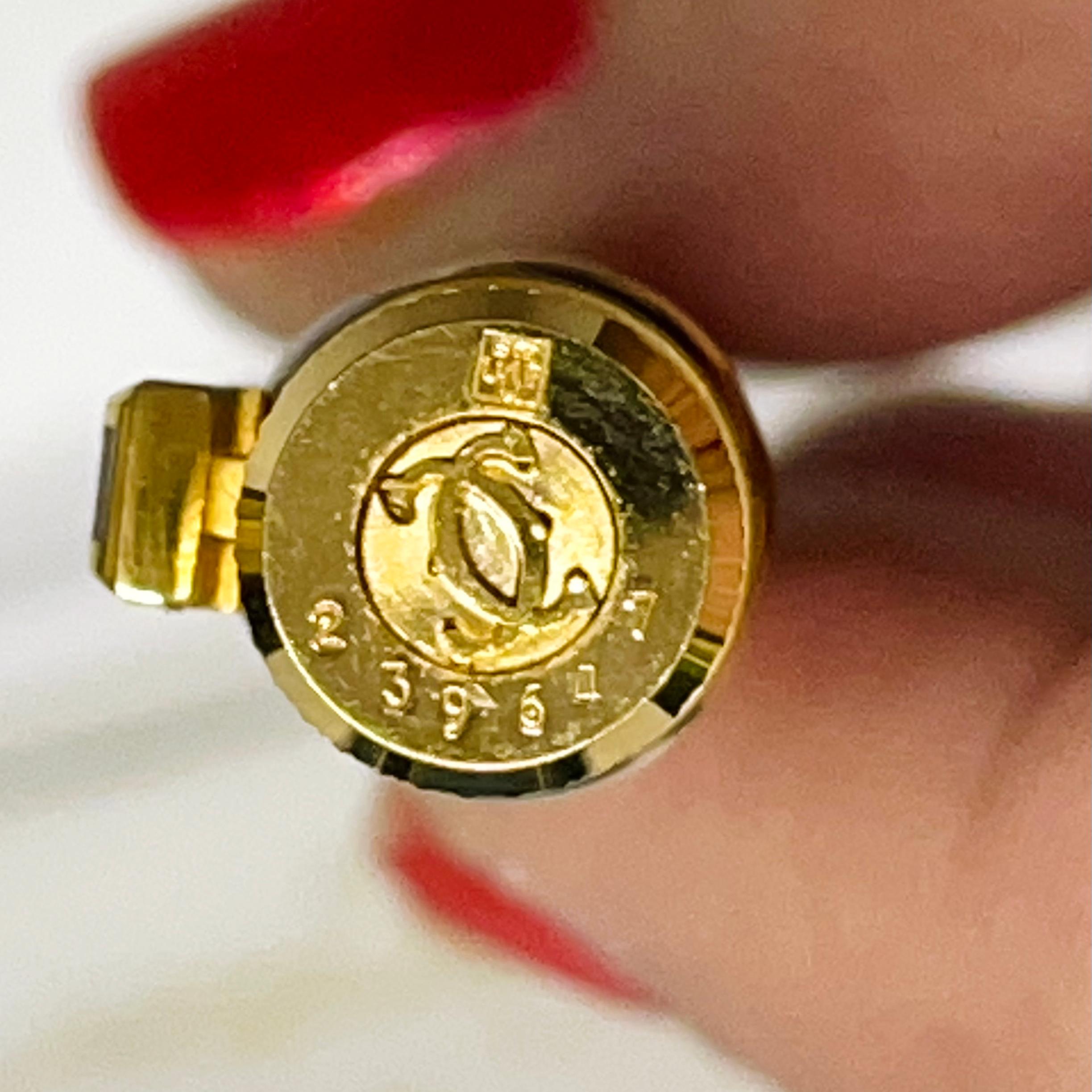 cartier gold pen