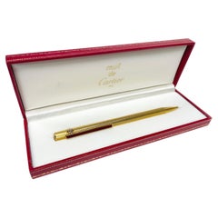 Must de Cartier Trinity Gold Plated Ballpoint Pen