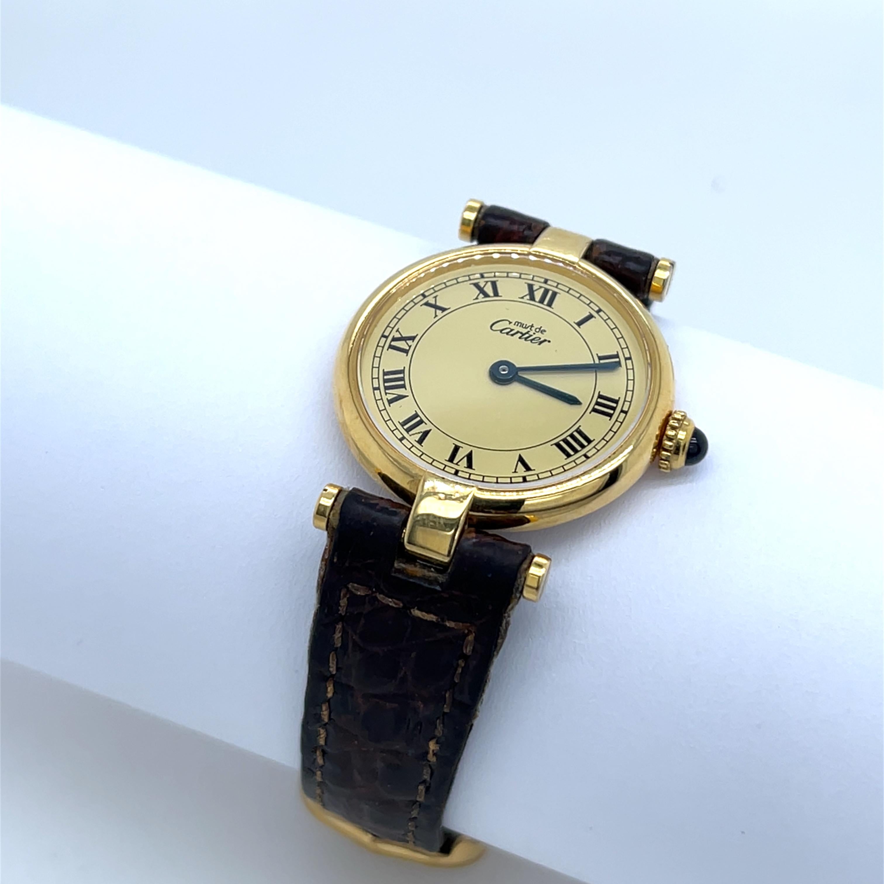 Must de Cartier Vendôme, Reloj de señora Vermeil 3