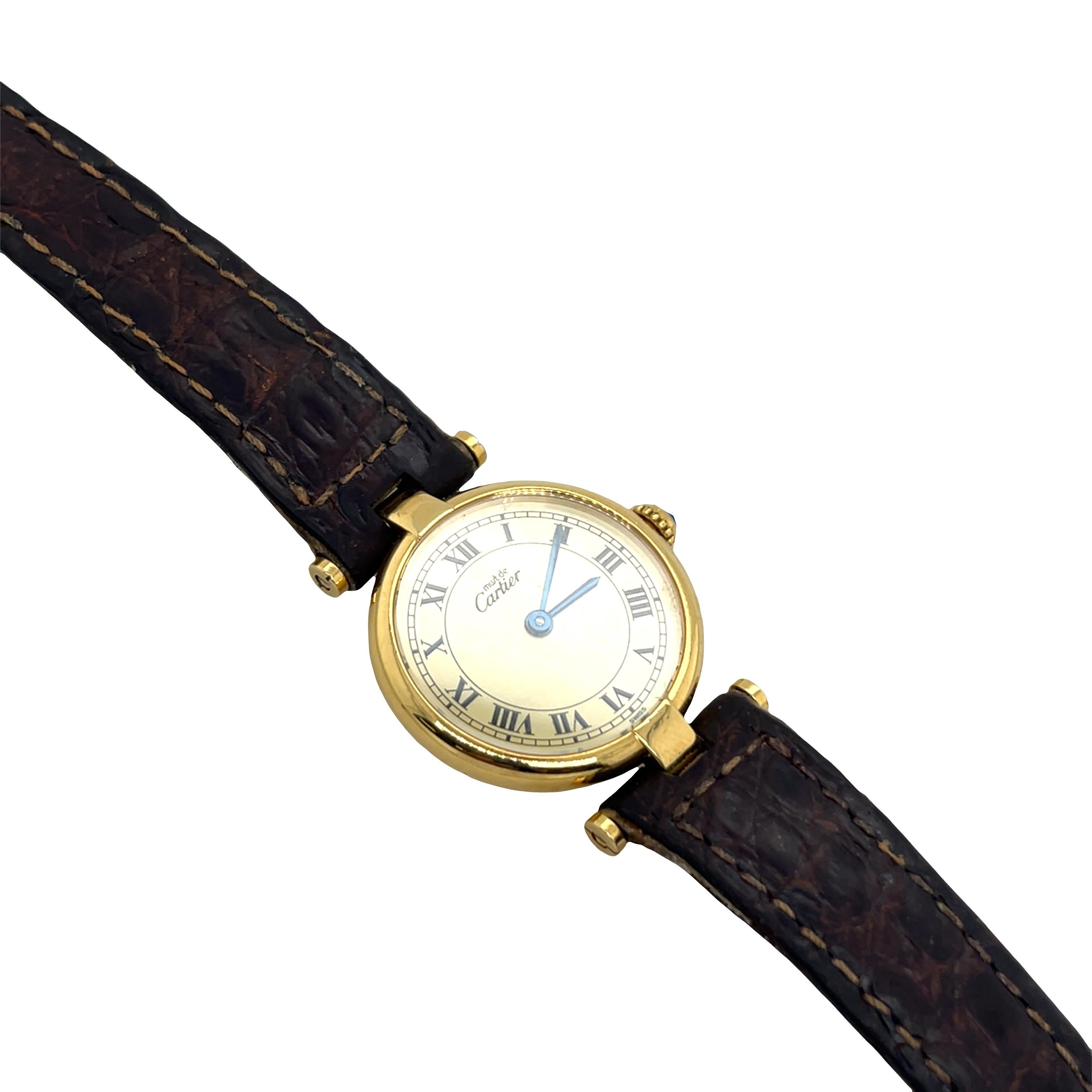 Must de Cartier Vendôme, Reloj de señora Vermeil 5