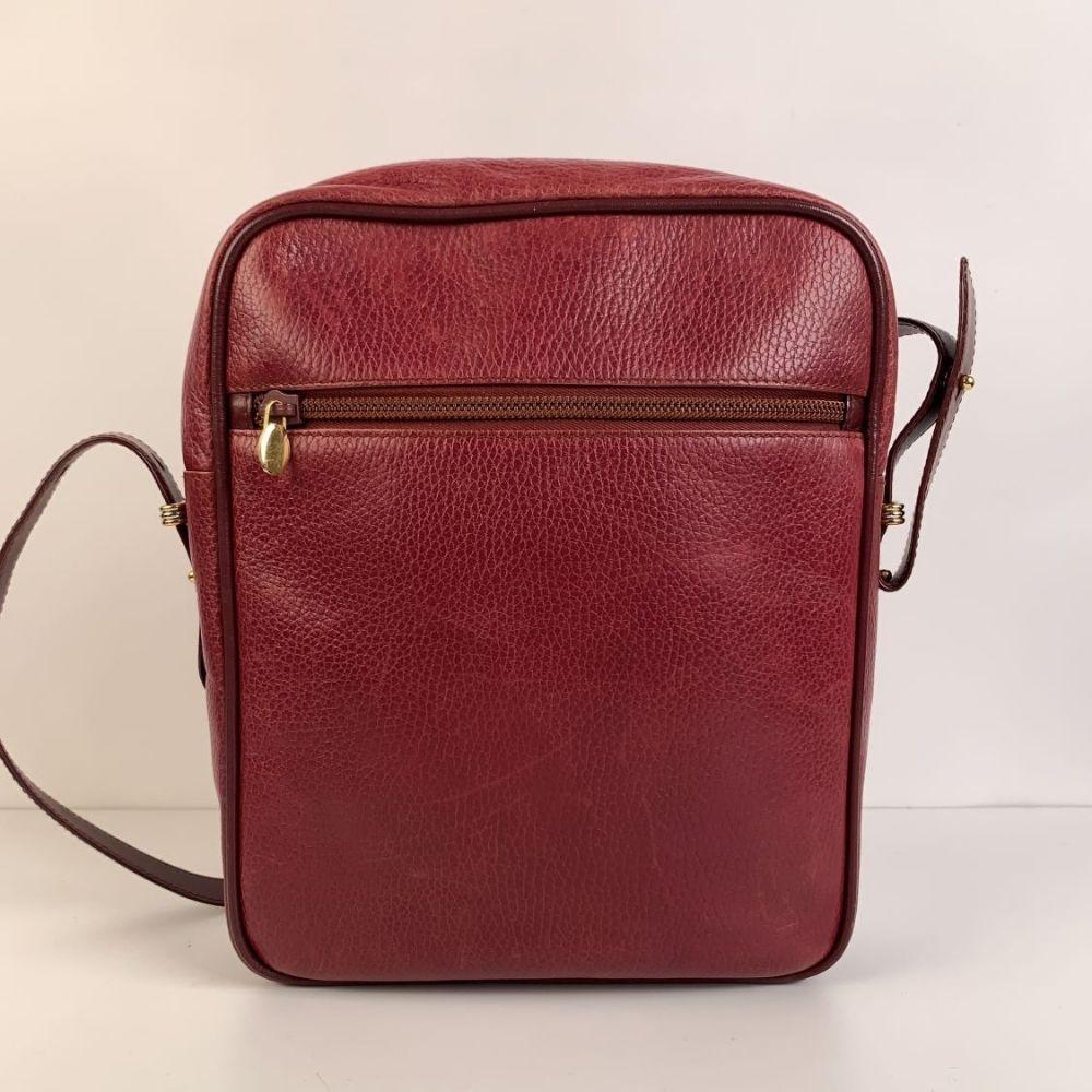 burgundy leather crossbody bag