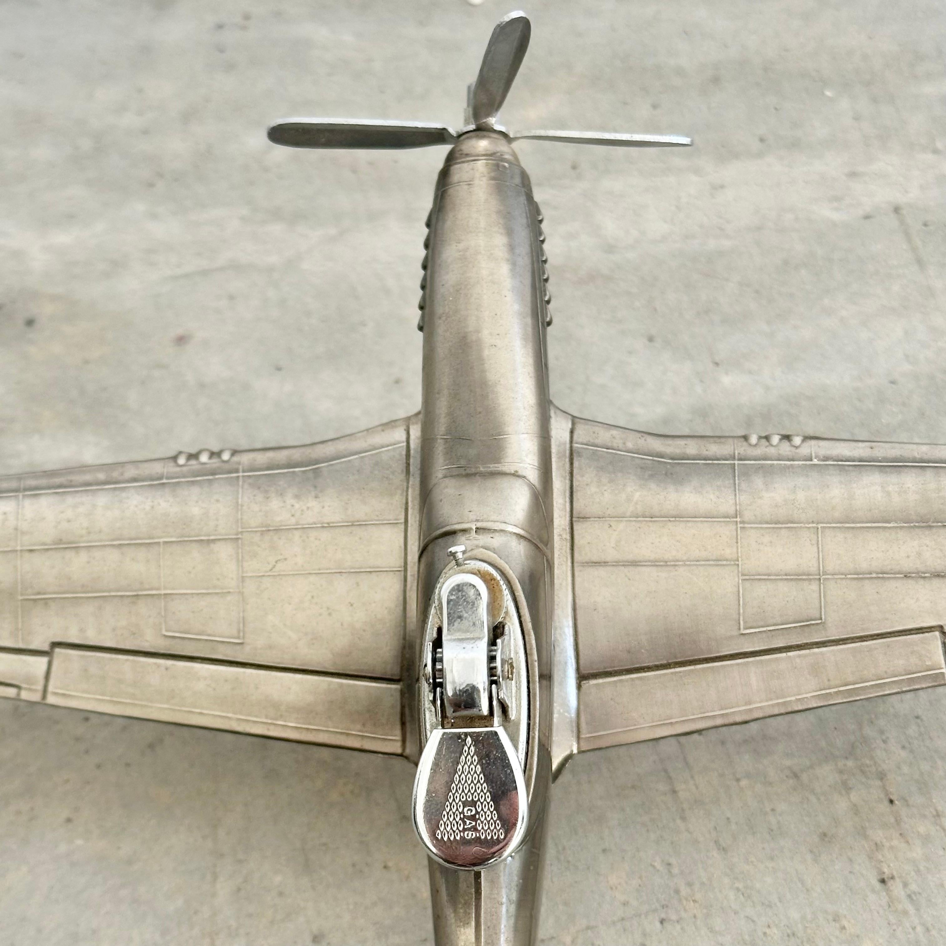 Mustang Airplane Lighter, 1980s Japan 7