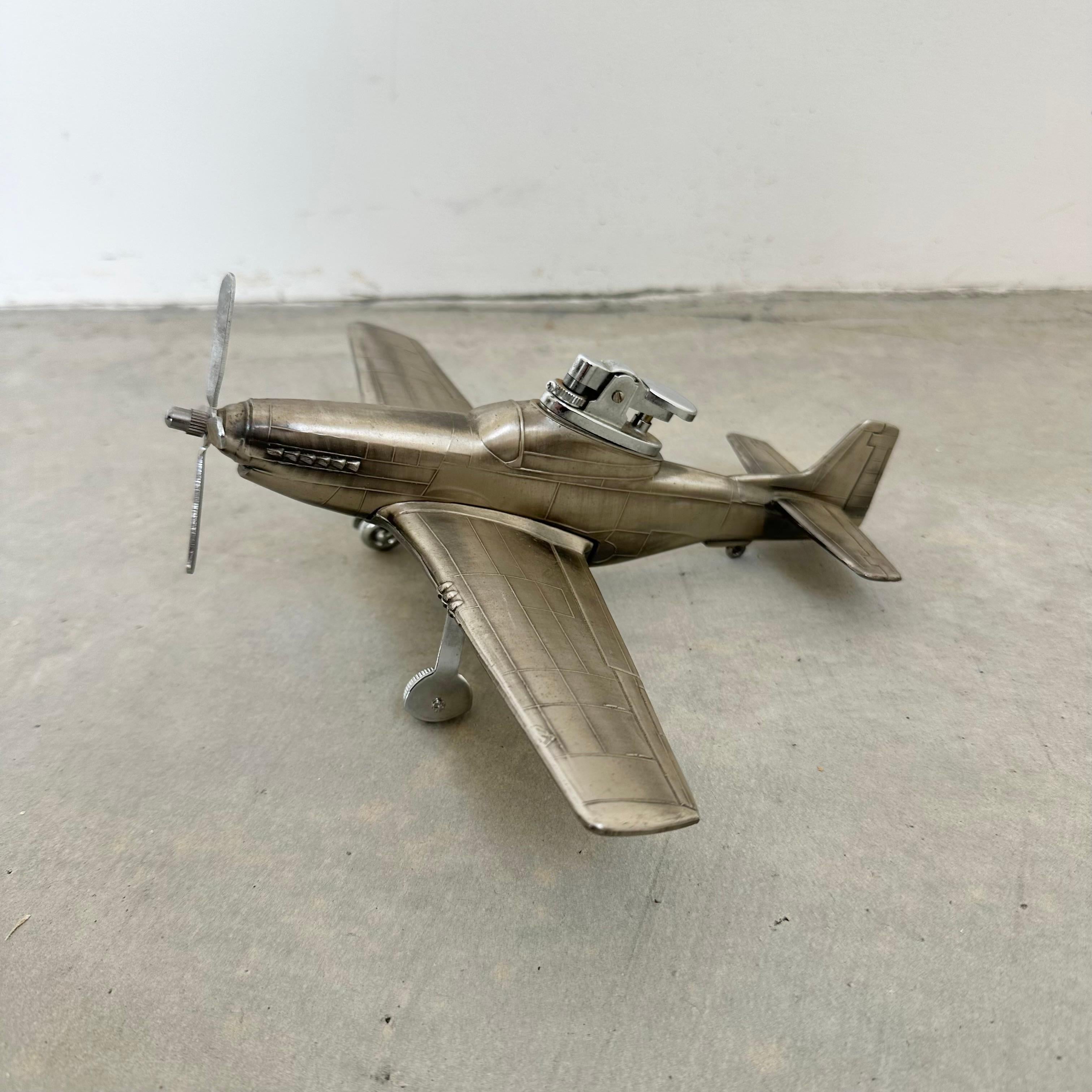 Mustang Airplane Lighter, 1980s Japan 3