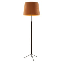 Lampada da terra Pie de Salón G1 in senape e cromo di Jaume Sans