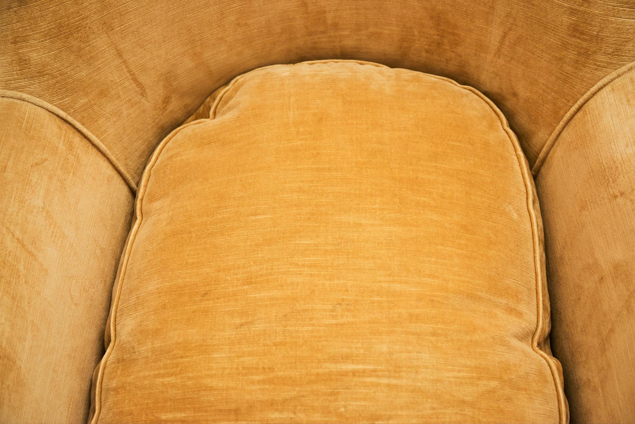 Fauteuil moutarde attribué à Ico Parisi pour Ariberto Colombo, Italie, 1950 en vente 1