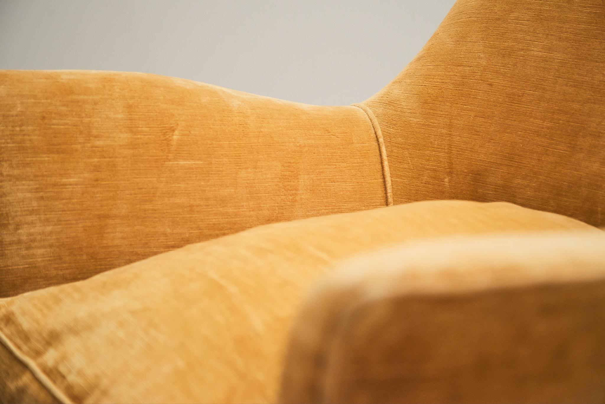 Fauteuil moutarde attribué à Ico Parisi pour Ariberto Colombo, Italie, 1950 en vente 2