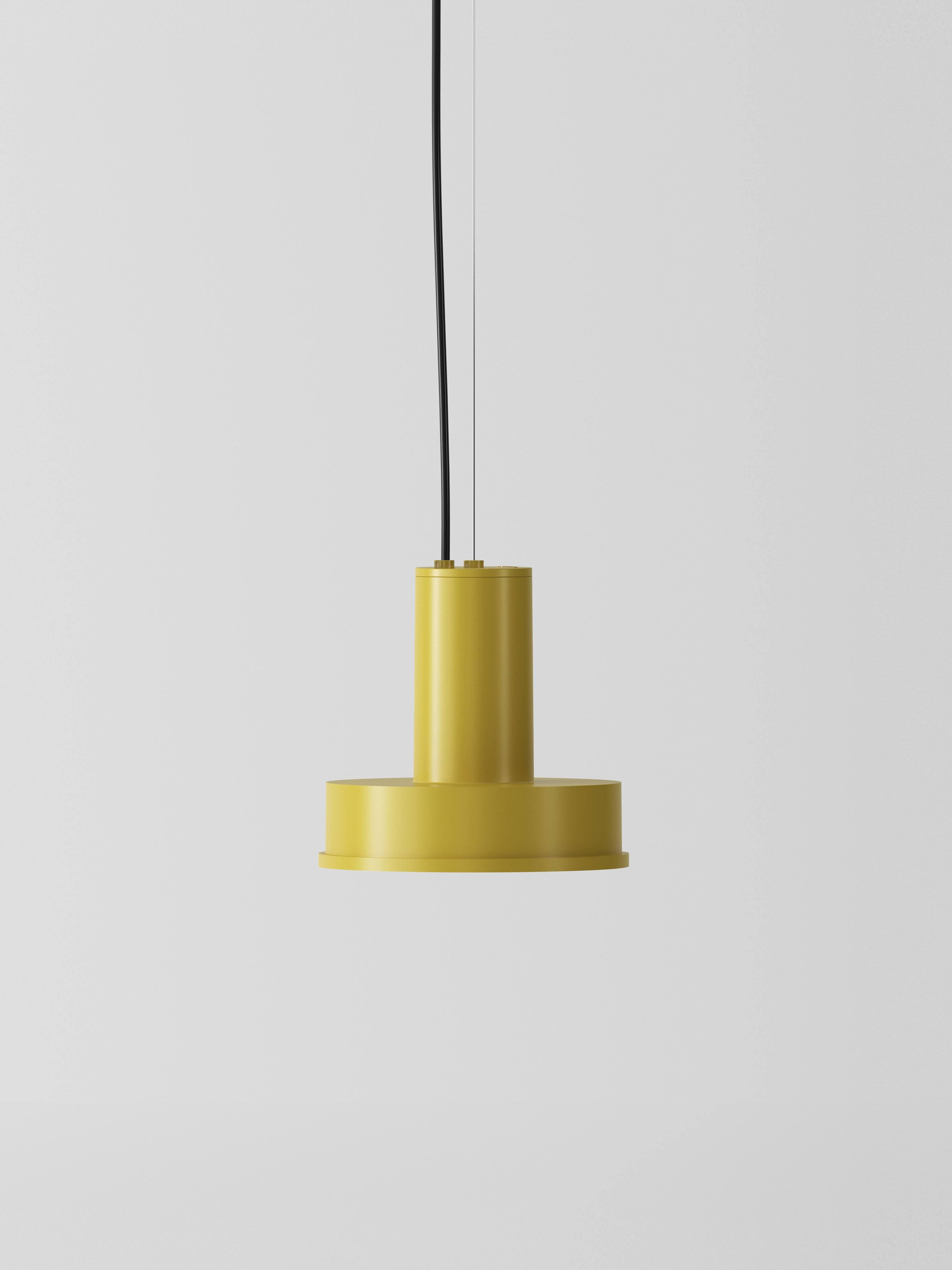 Modern Mustard Arne S Domus Pendant Lamp by Santa & Cole For Sale
