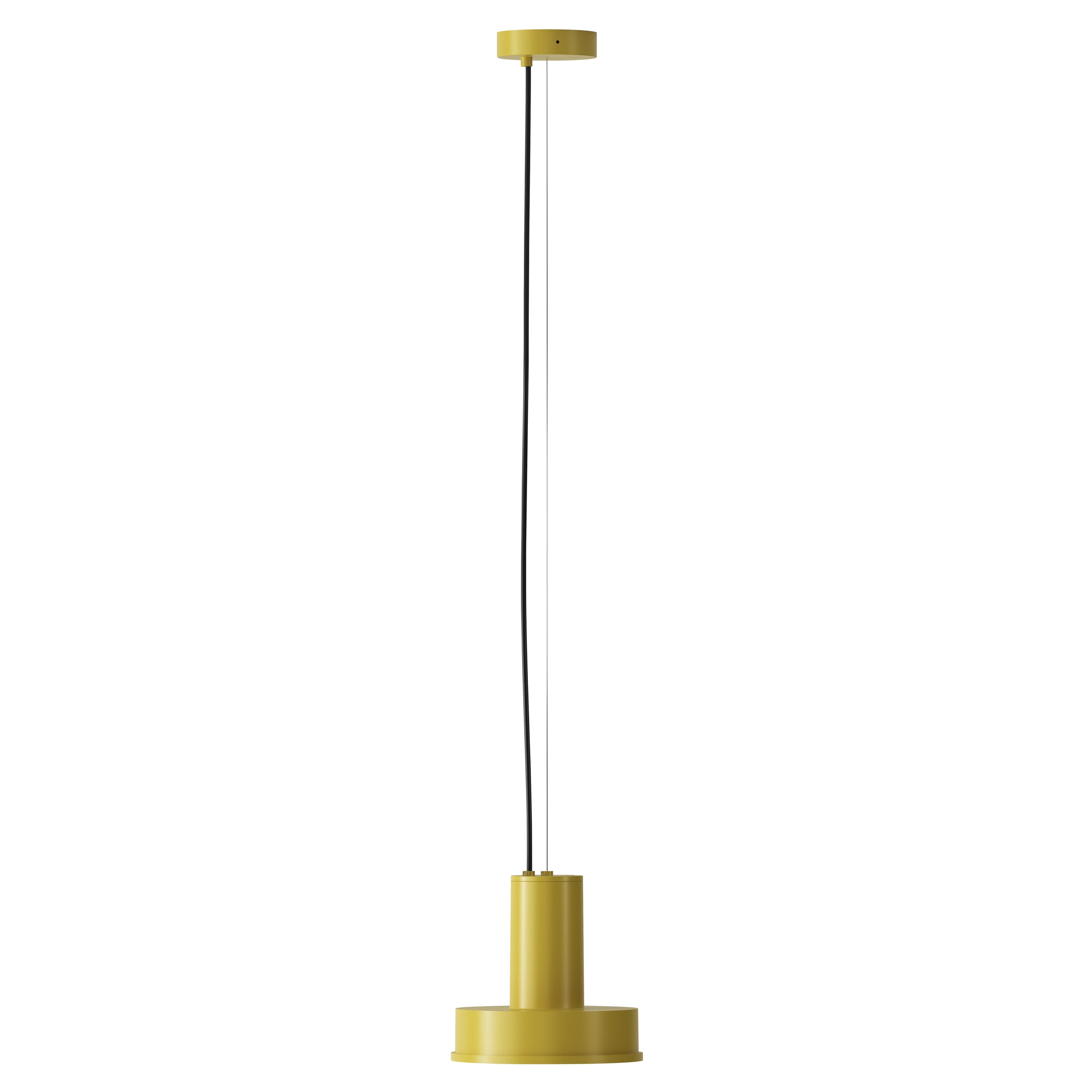 Mustard Arne S Domus Pendant Lamp by Santa & Cole For Sale